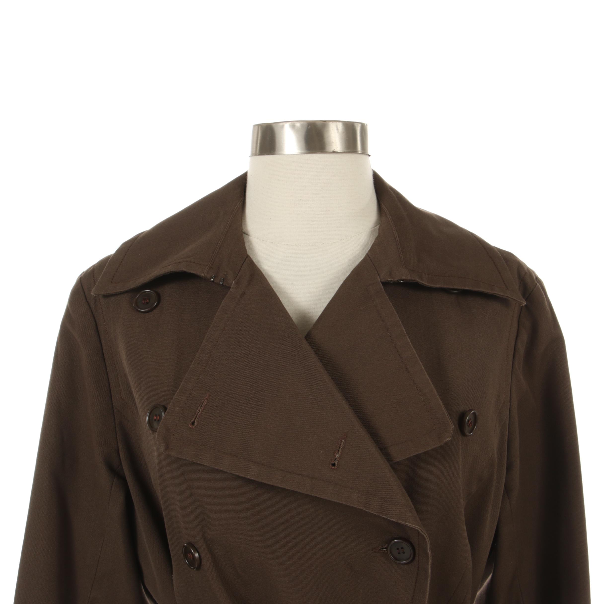Givenchy Nouvelle Boutique Double-Breasted Belted Trench Coat