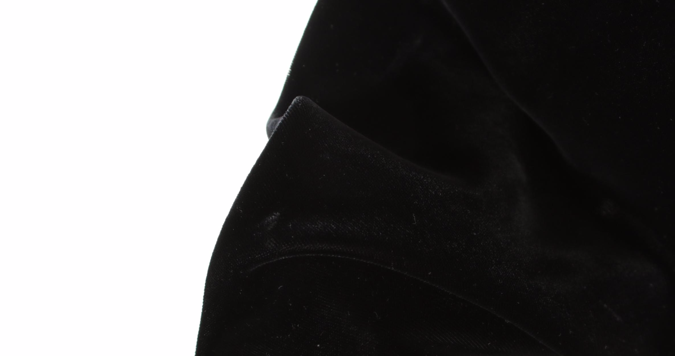 Halston IV Front Vent Evening Dress and Natori Cocoon Wrap in Black Velvet