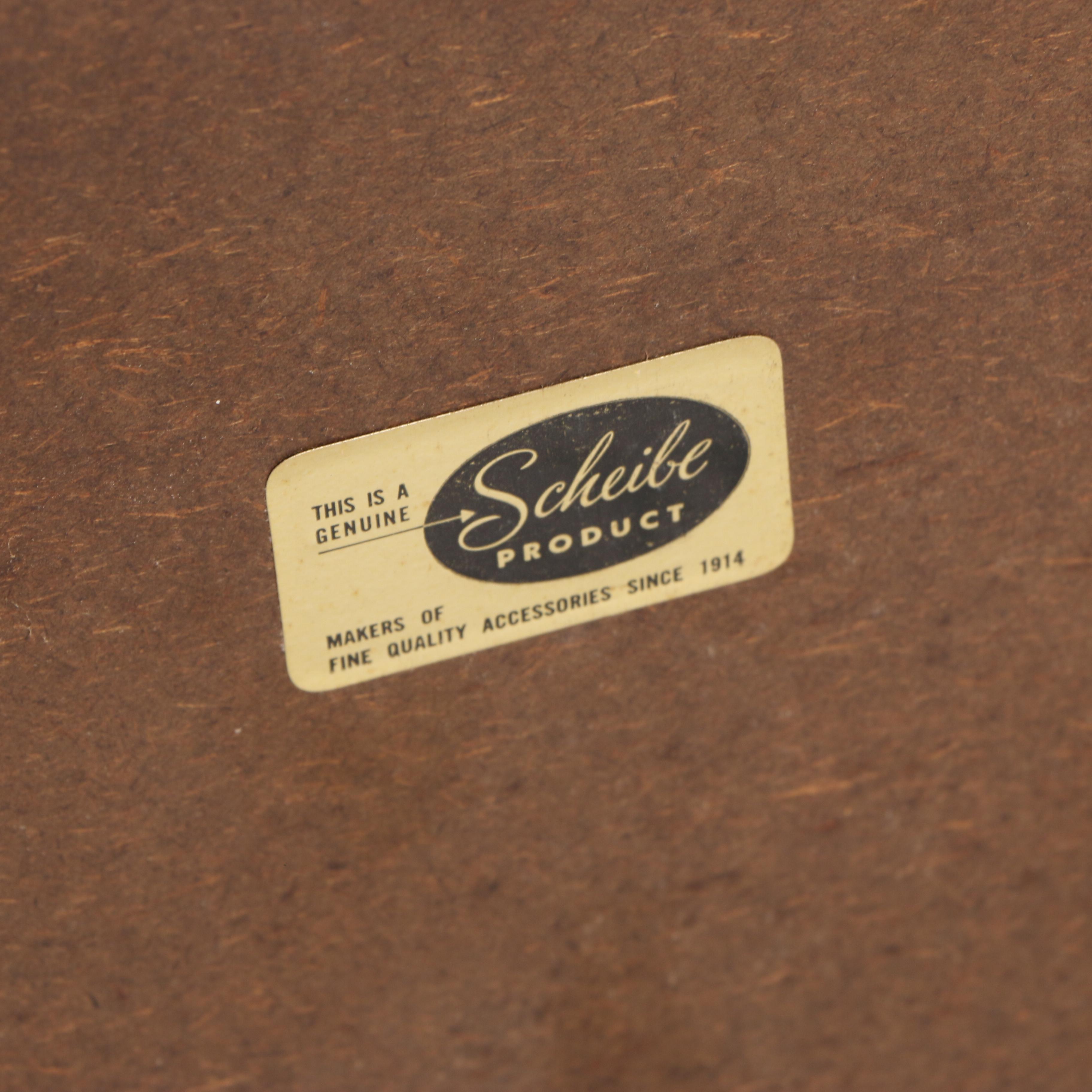 Scheibe Mid Century Modern Folding Stackable TV Tray Tables