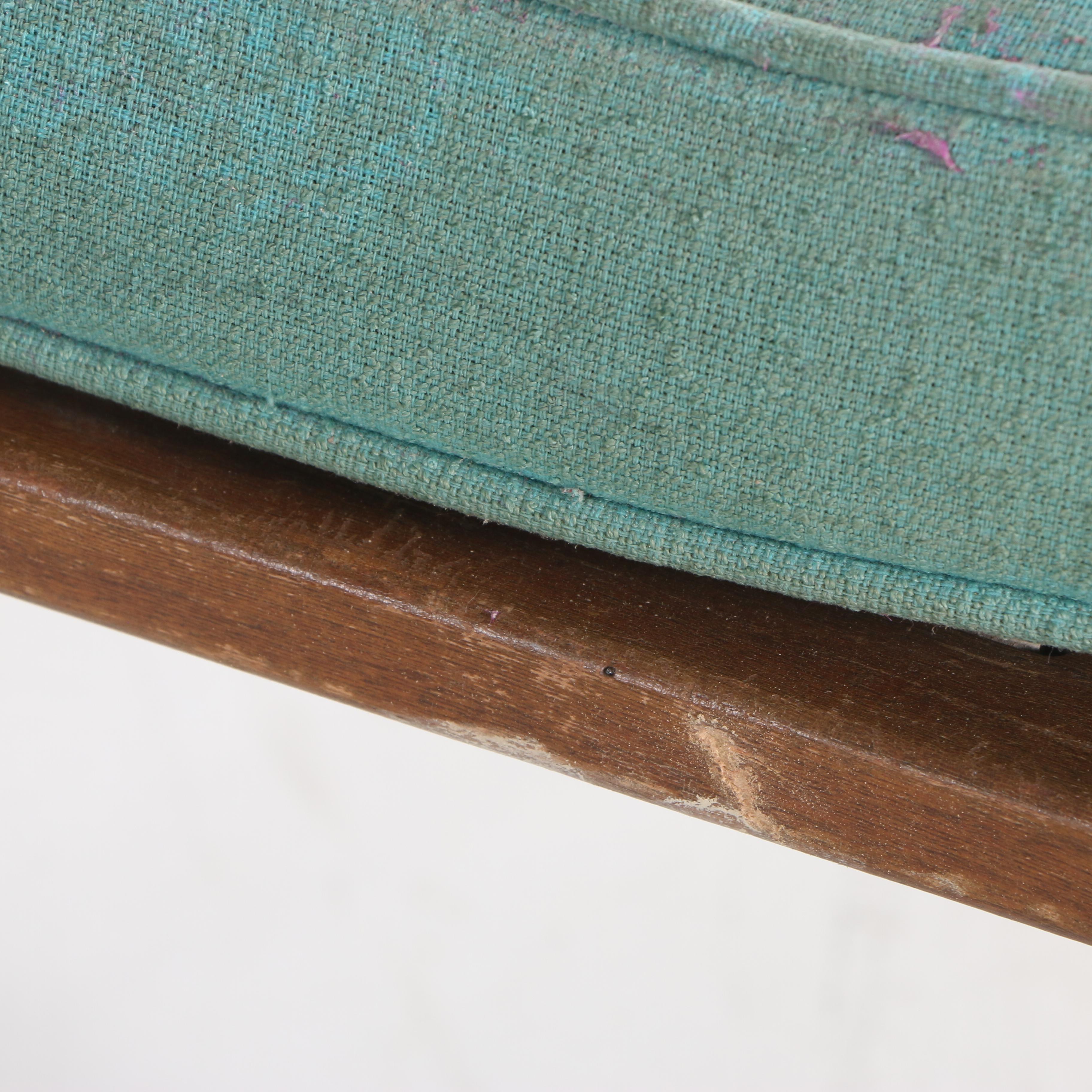 Baumritter Mid Century Modern Walnut Lounge Chair