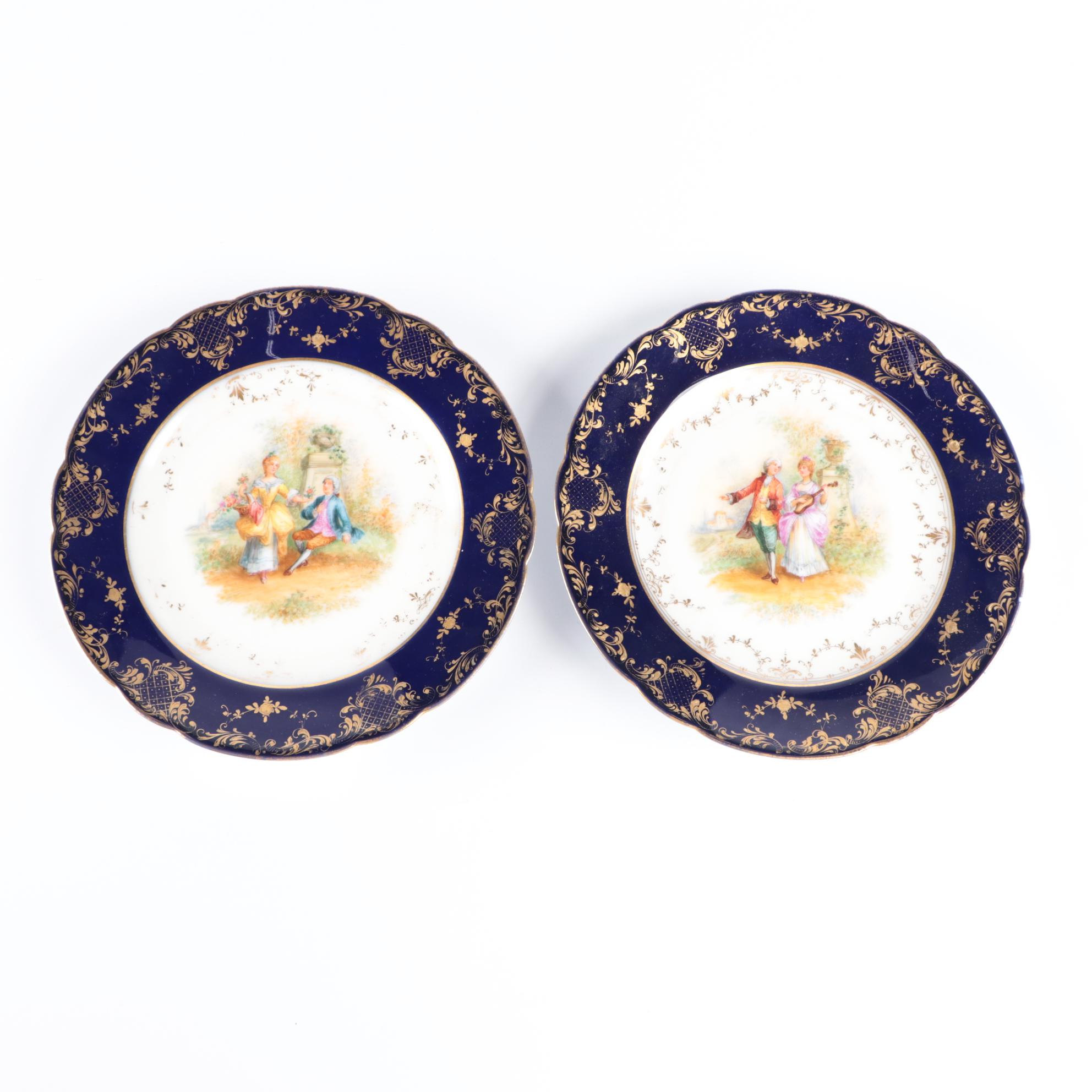 Dresden Ambrosius Lamm, and Other Porcelain Tableware
