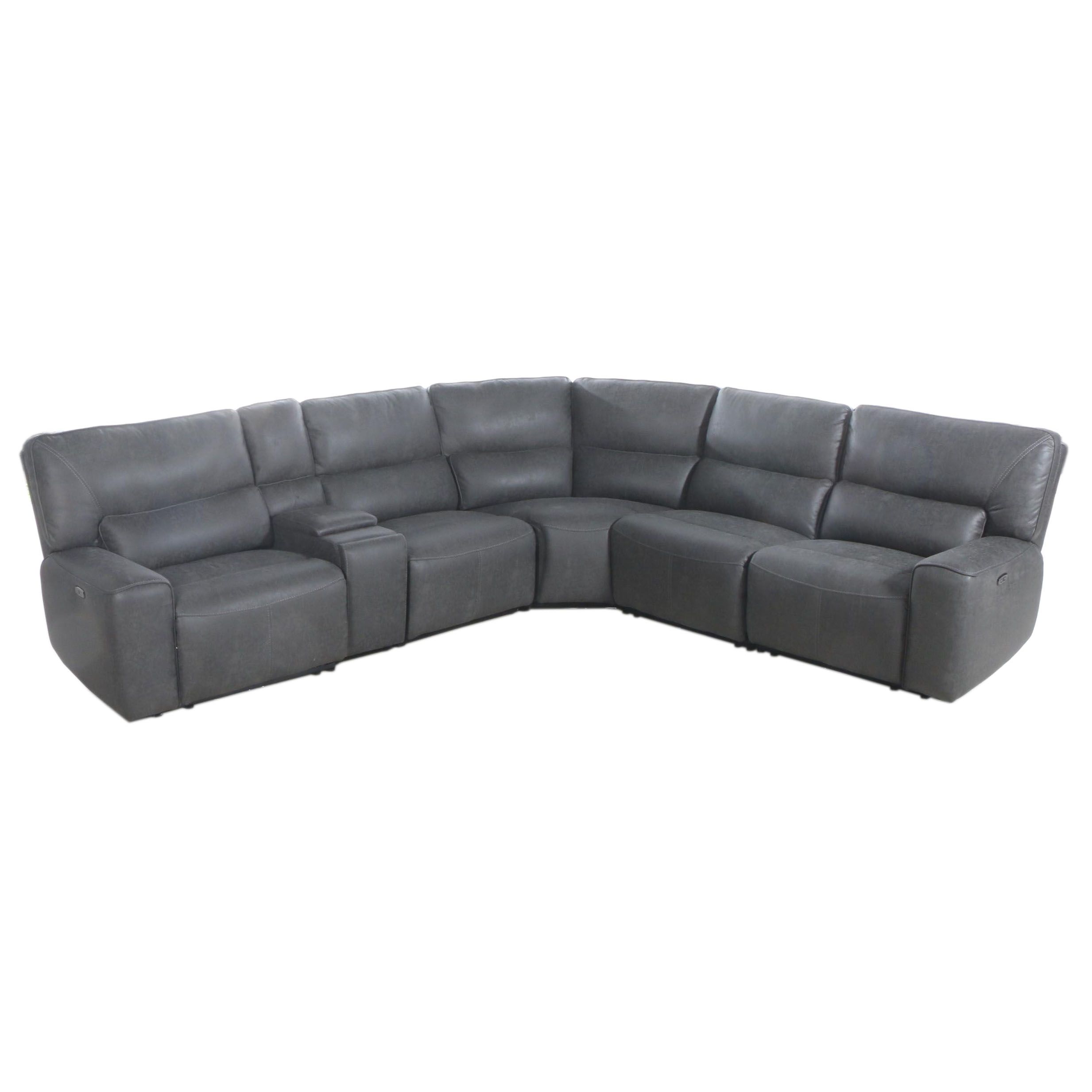 Gilman Creek Furniture "Sweeney" Six-Piece Fabric Power Reclining Sectional