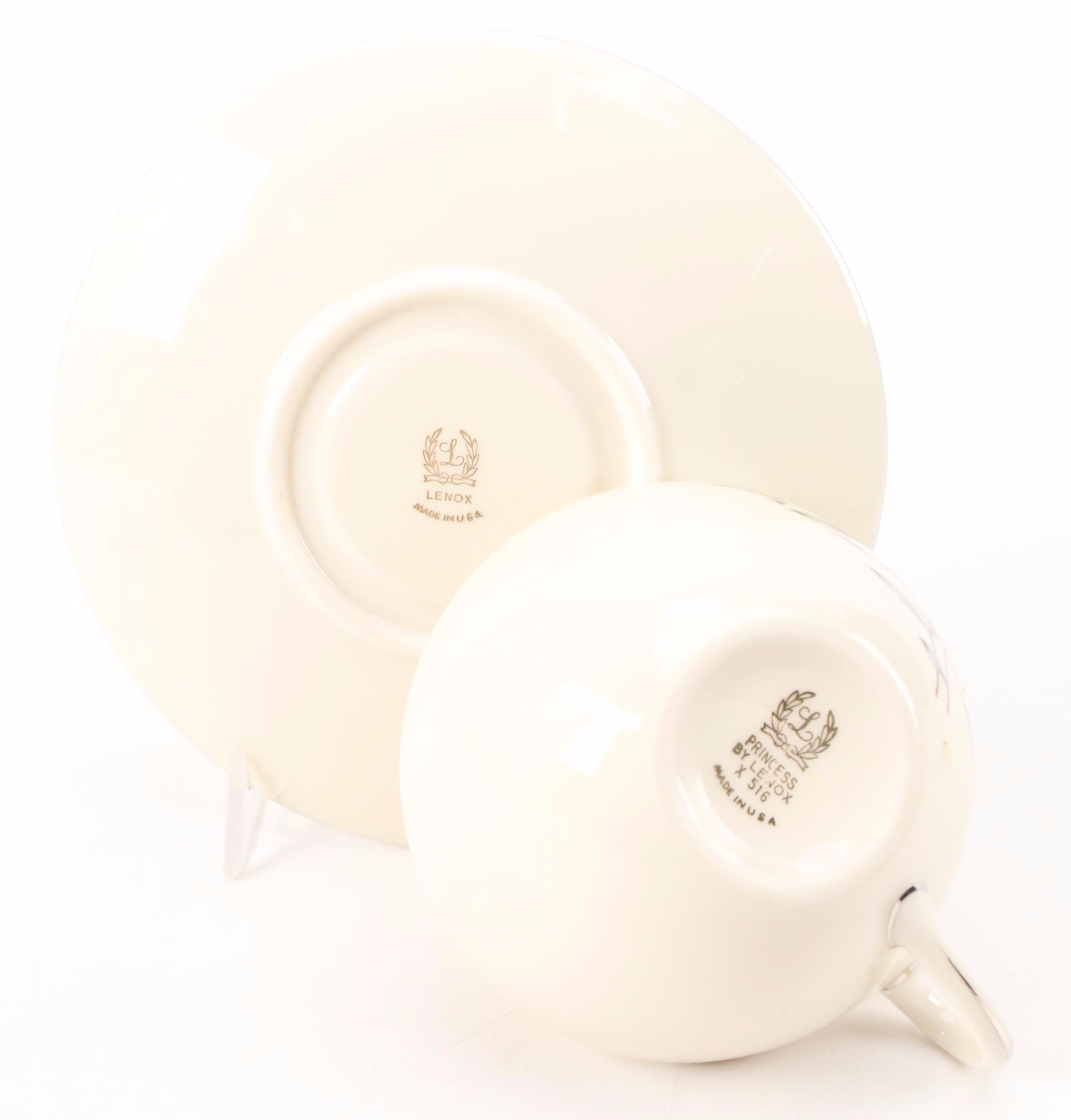 Lenox "Princess" Bone China Dinnerware, 1954–1981