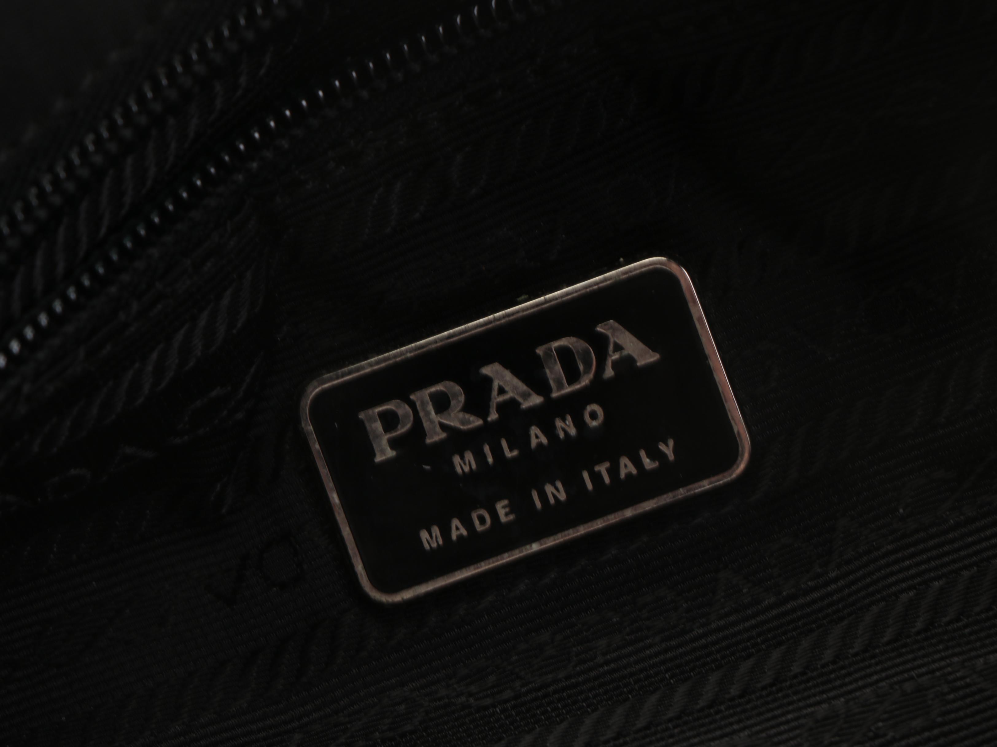 Prada Black Nylon Tessuto Tote Bag