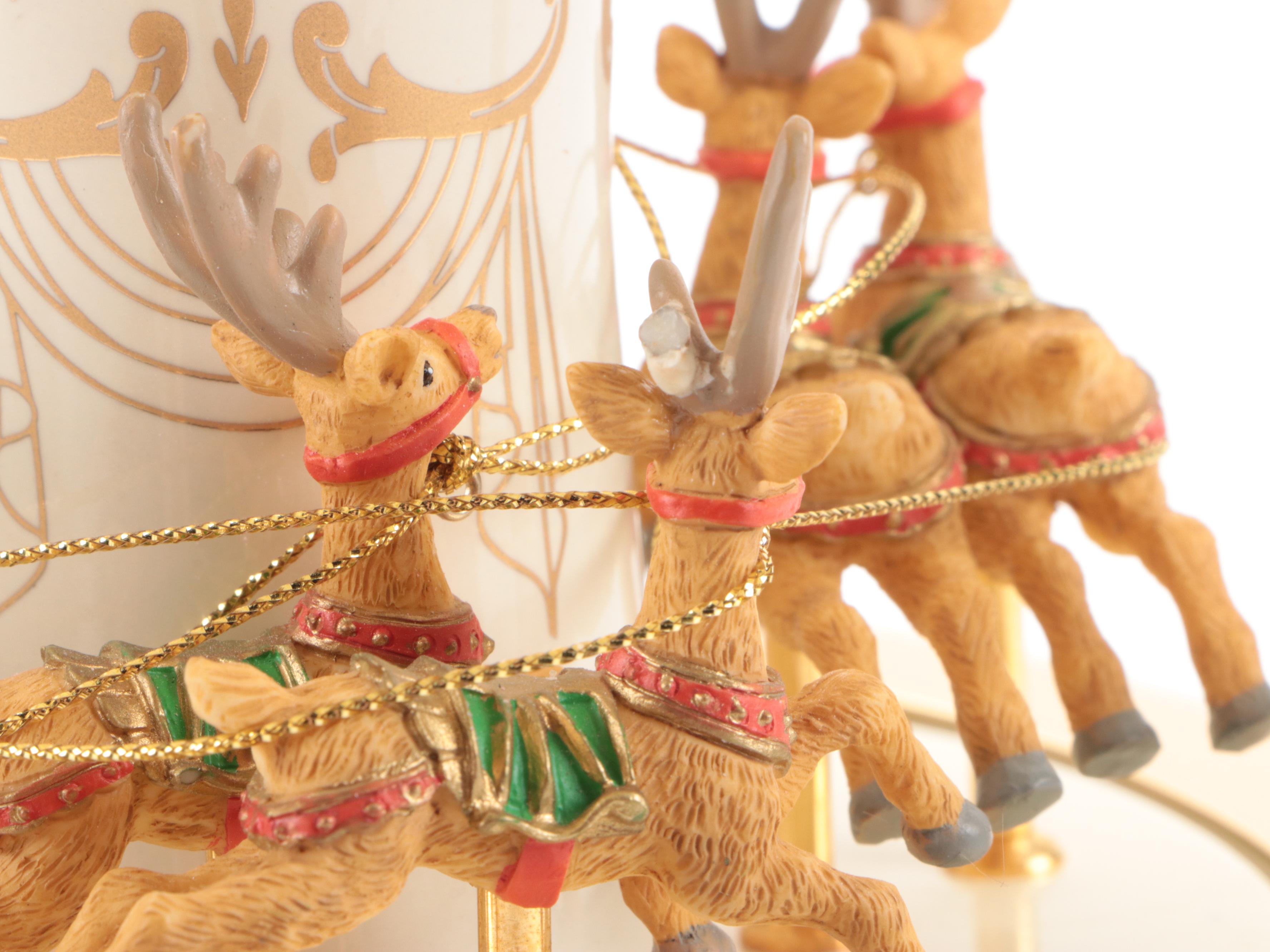 Lenox Porcelain Centerpiece Carousel Music Box