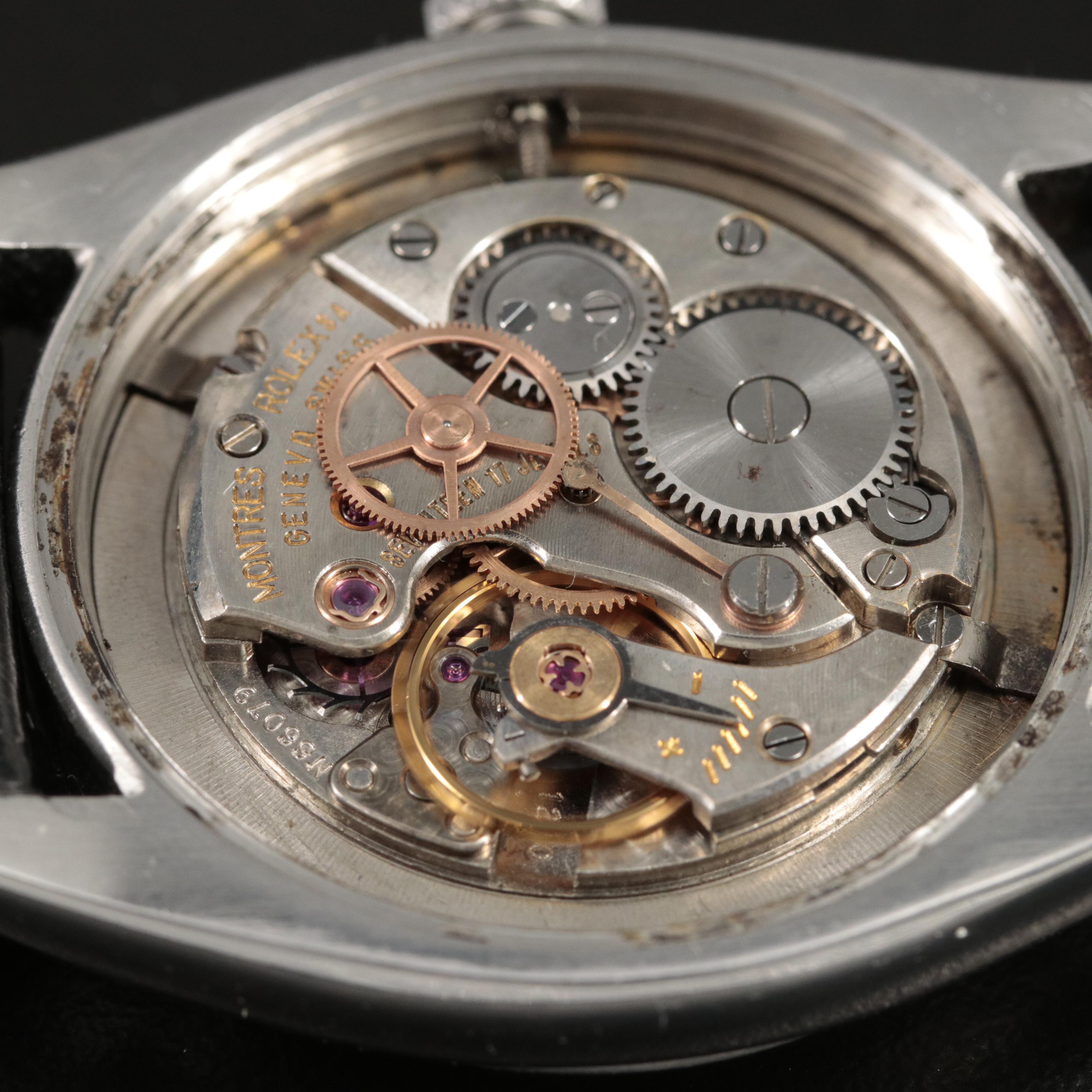 1956 Rolex Oyster Date Precision Stainles Steel Watch