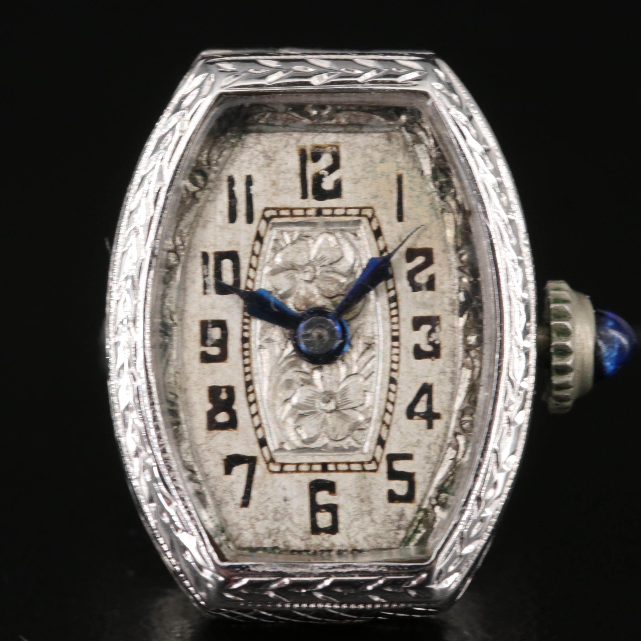 14K Vintage Ring Watch