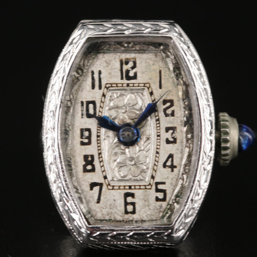 14K Vintage Ring Watch