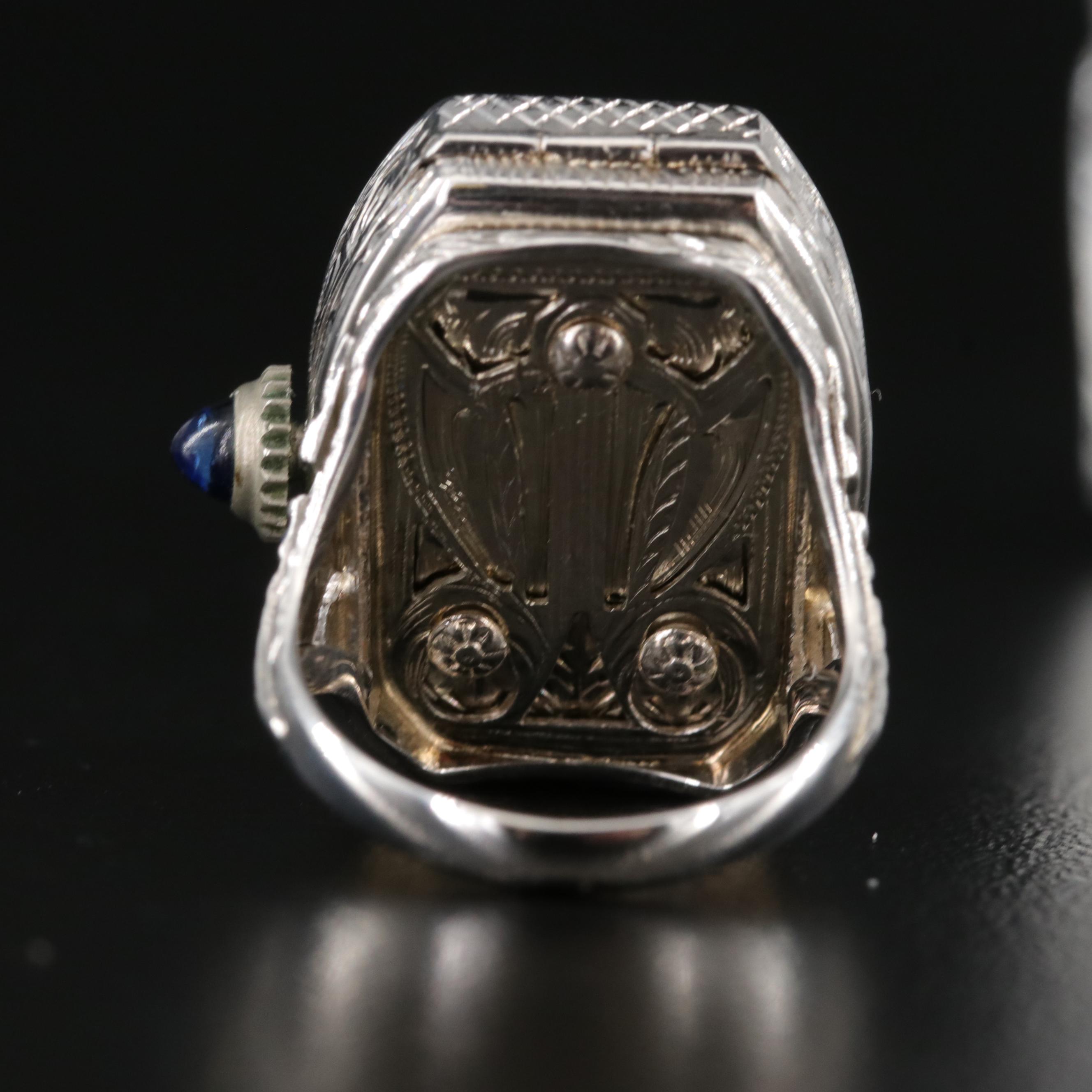 14K Vintage Ring Watch