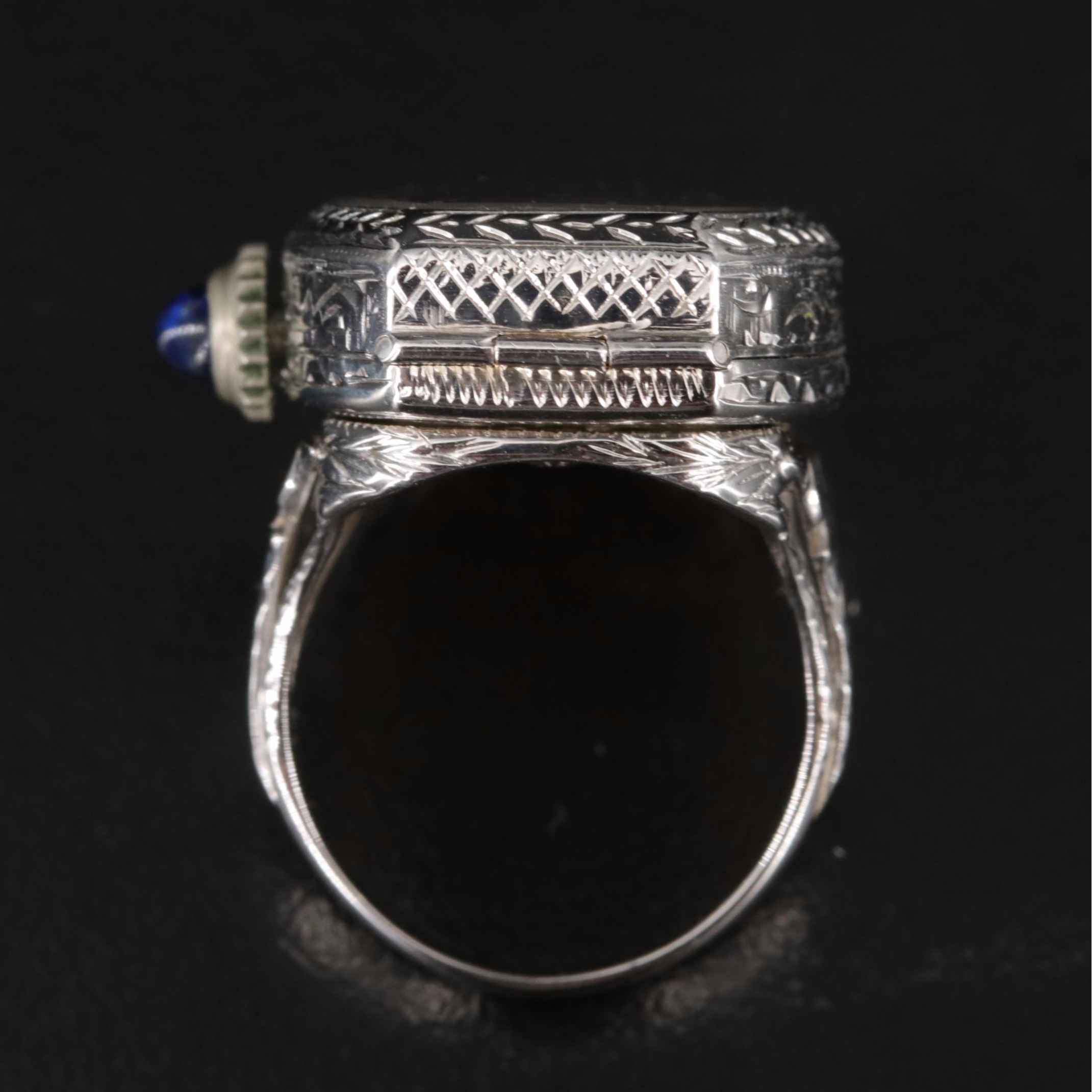 14K Vintage Ring Watch