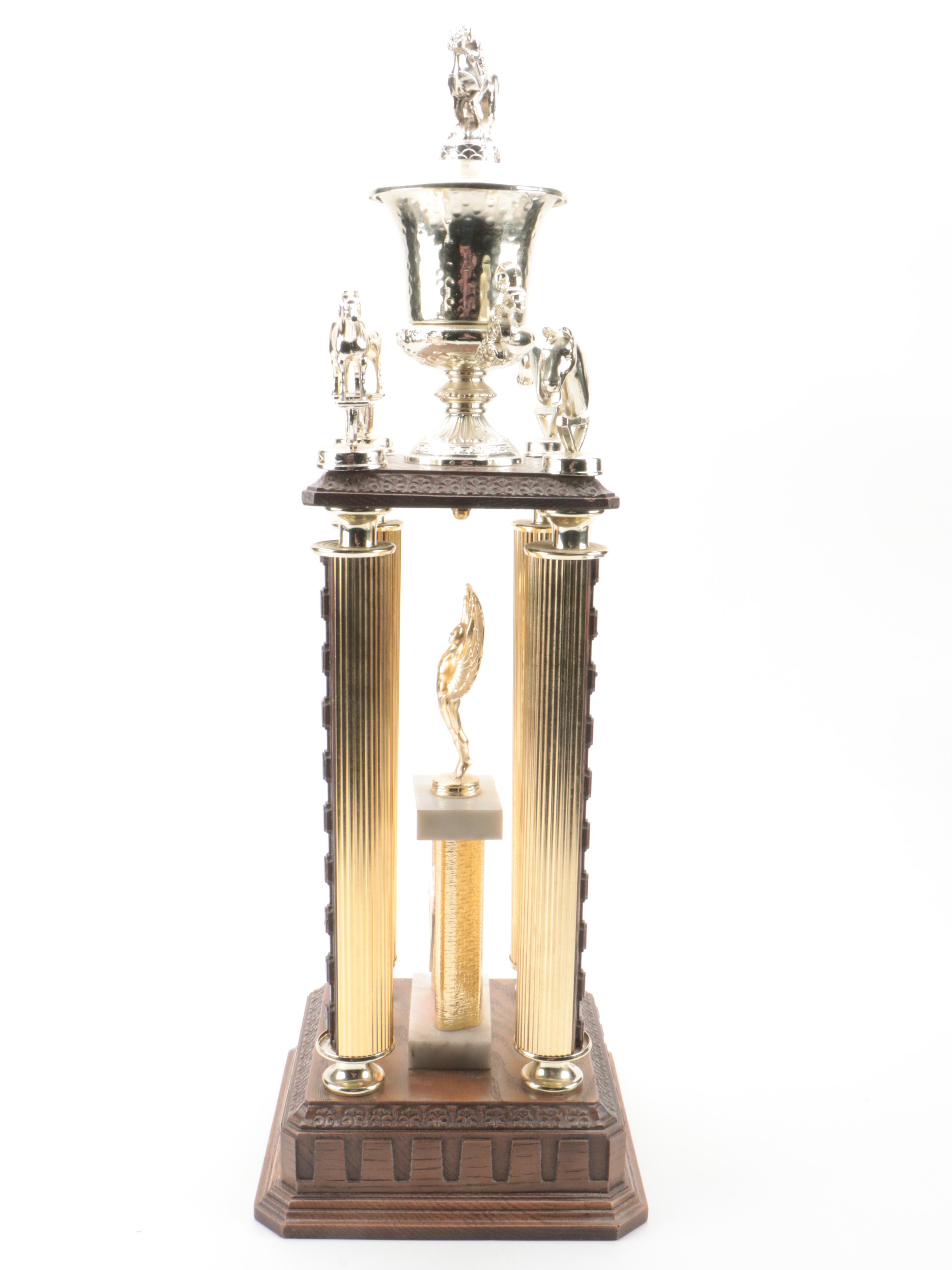 1979 The Cradle Stakes River Downs Jockey Club Horse Racing Trophy and Program