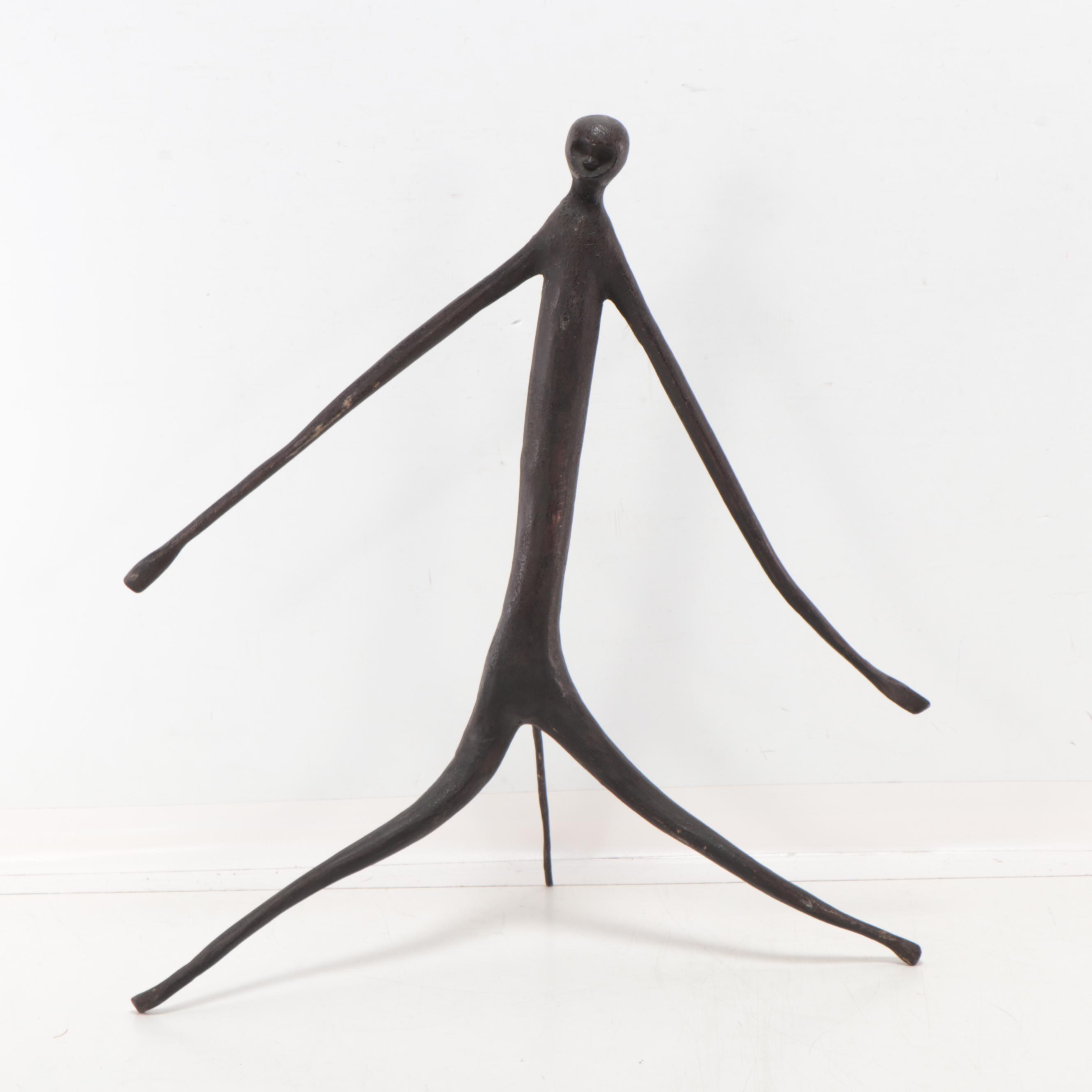 Folk Art Carved Wood Stick Figures