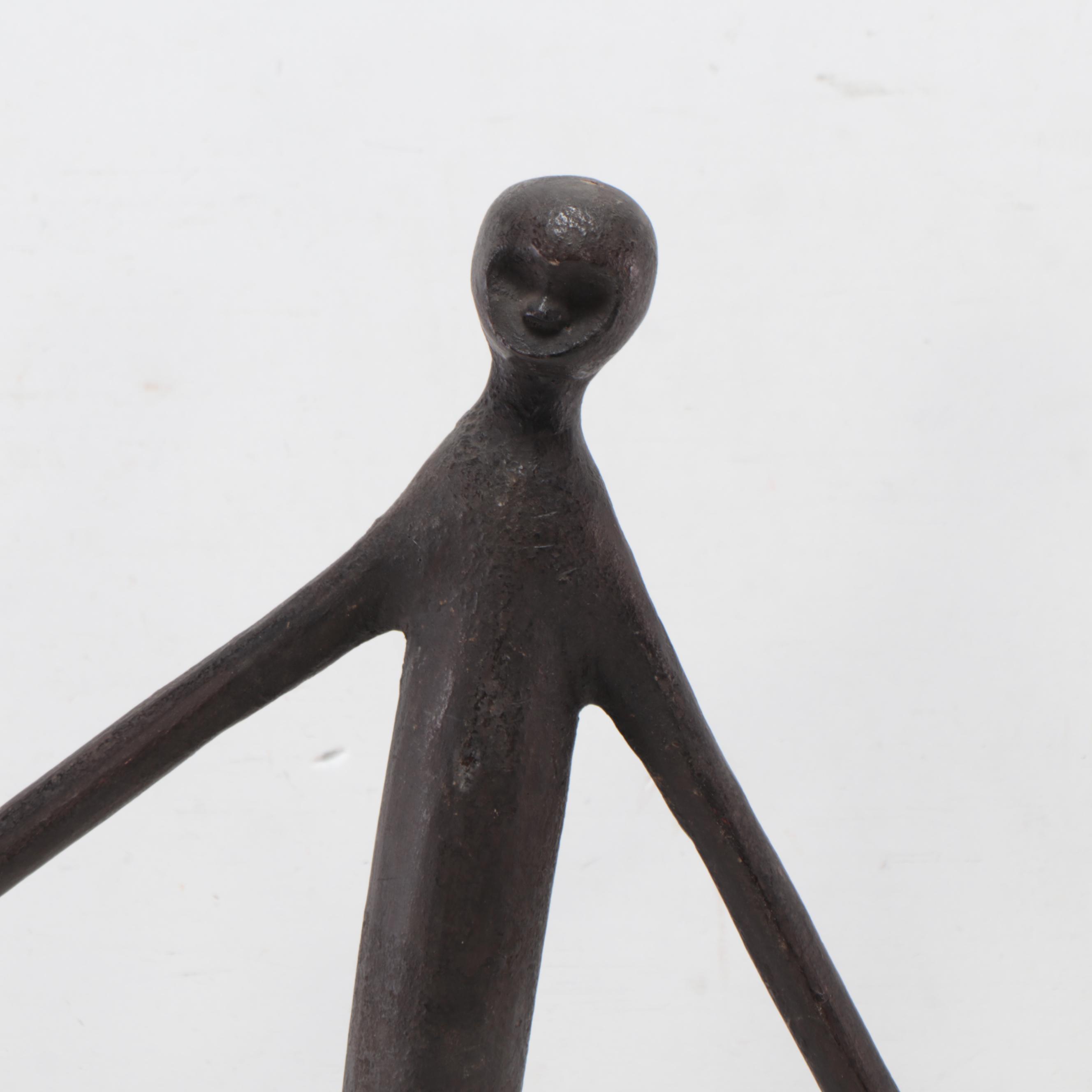 Folk Art Carved Wood Stick Figures