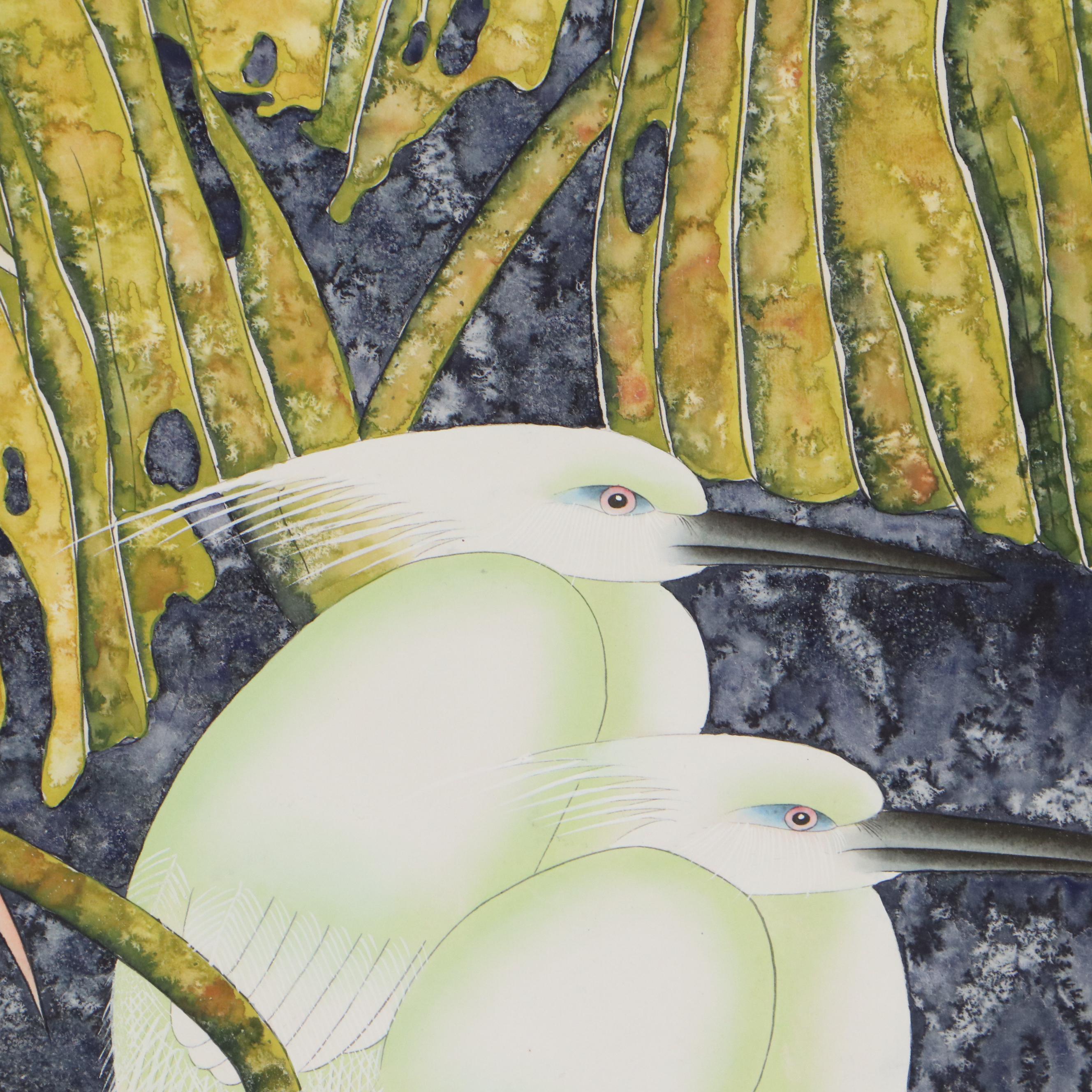 East Asian Watercolor Painting