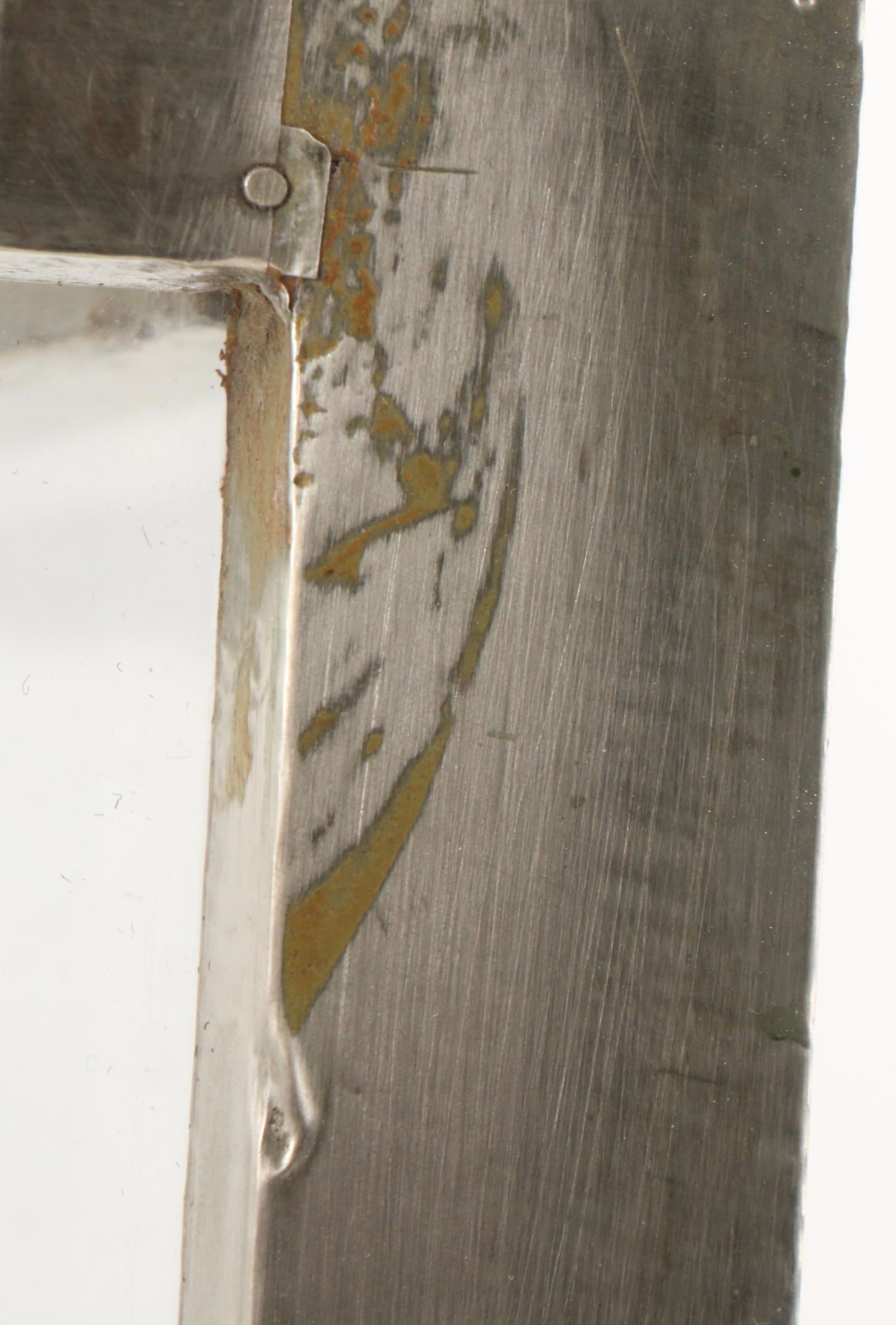 Metal and Glass Countertop Display Cabinet, Early to Mid 20th Century