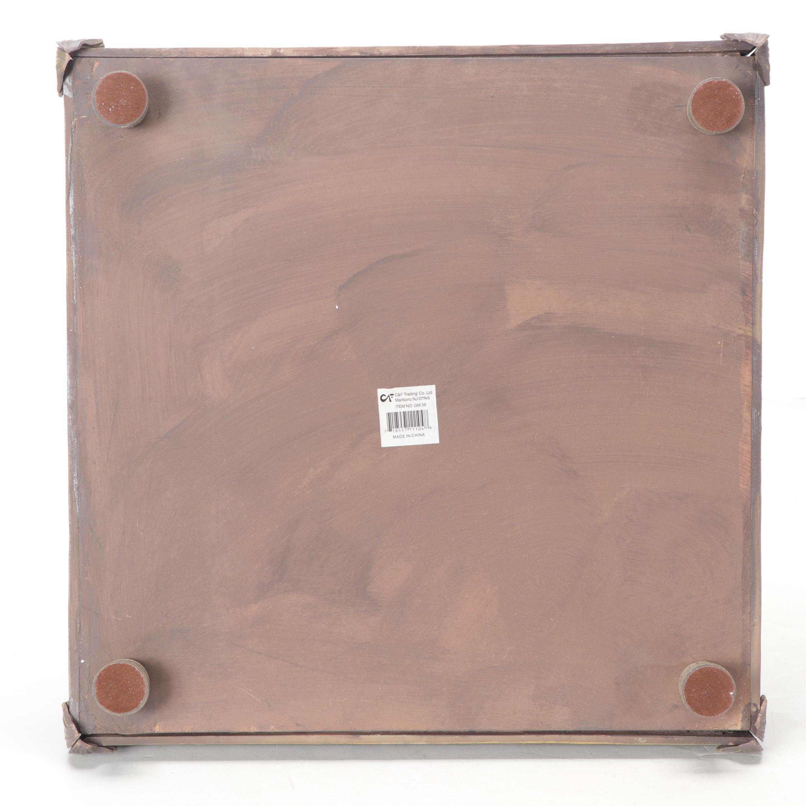 Polyresin Baroque Chess Set with Drawers