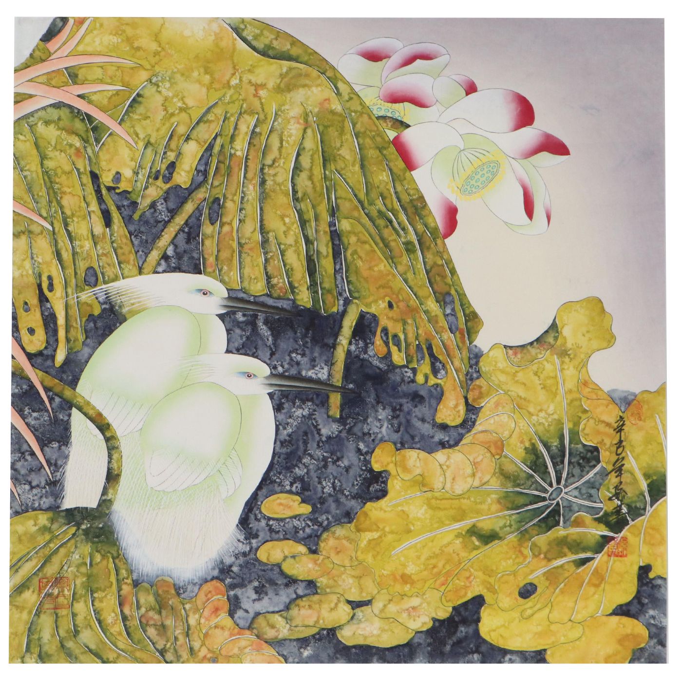 East Asian Watercolor Painting