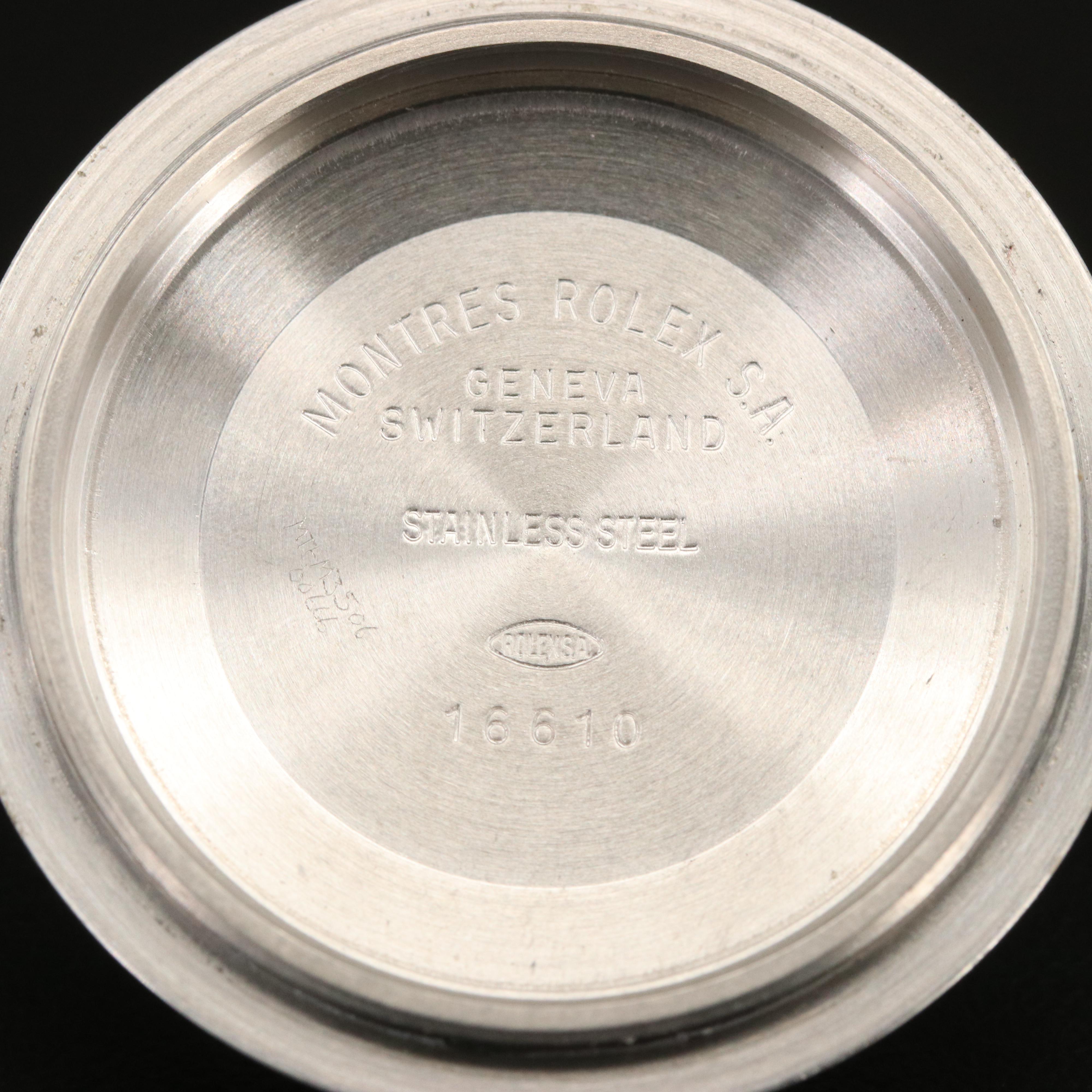 1996 Rolex Oyster Perpetual Date Submariner Watch