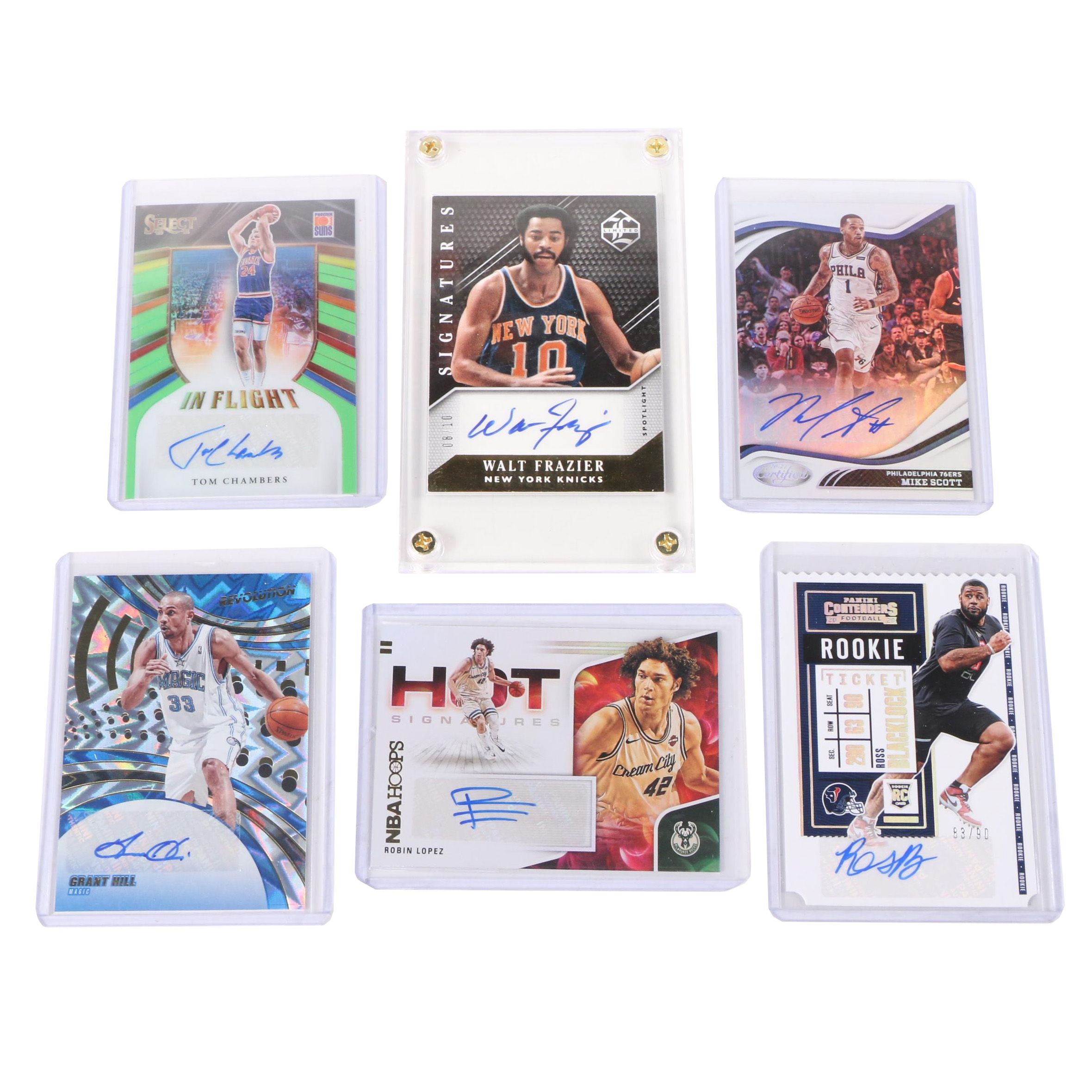 Panini Certified Autograph NBA Stars Basketball Cards with Walt Frazier