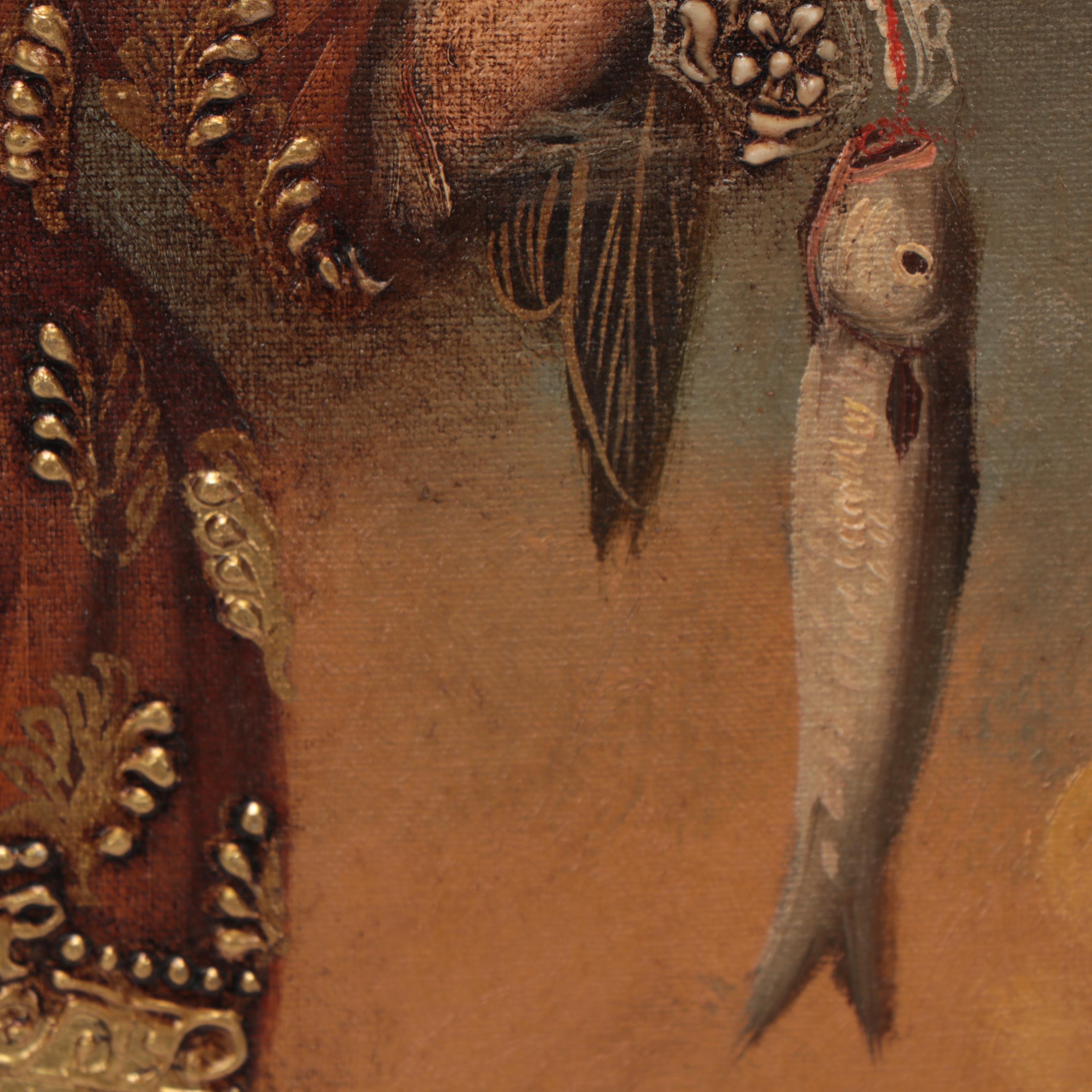 Cuzco School Style Oil Painting of Archangel Saint Raphael