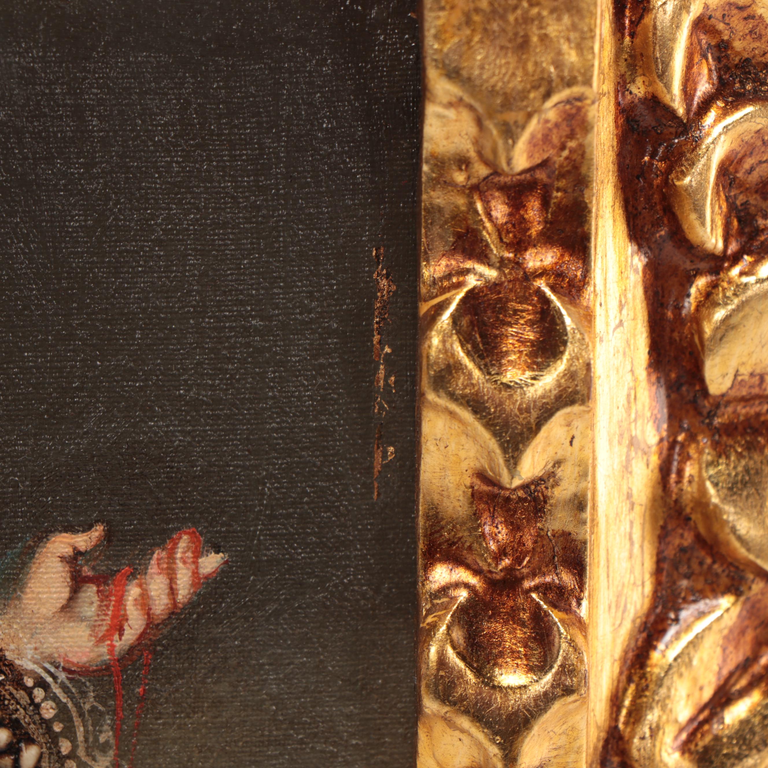 Cuzco School Style Oil Painting of Archangel Saint Raphael