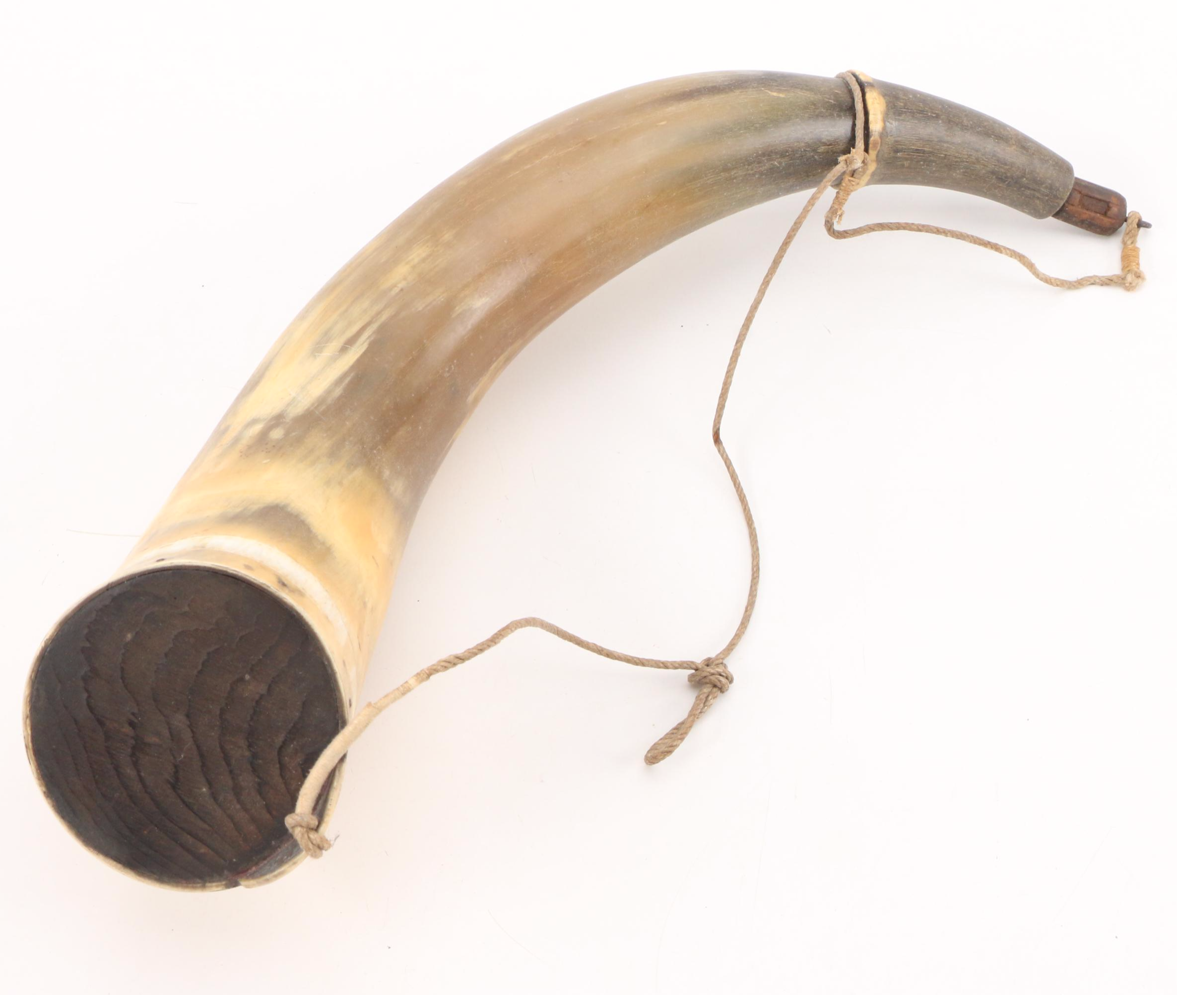 Carved Gunpowder Horns