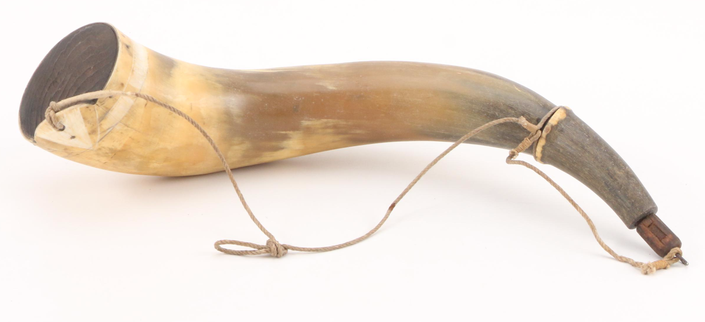 Carved Gunpowder Horns