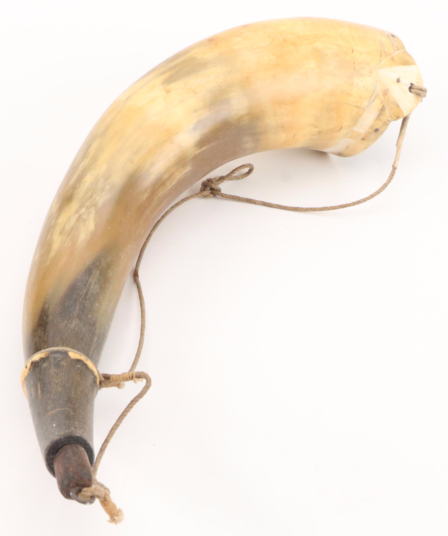 Carved Gunpowder Horns