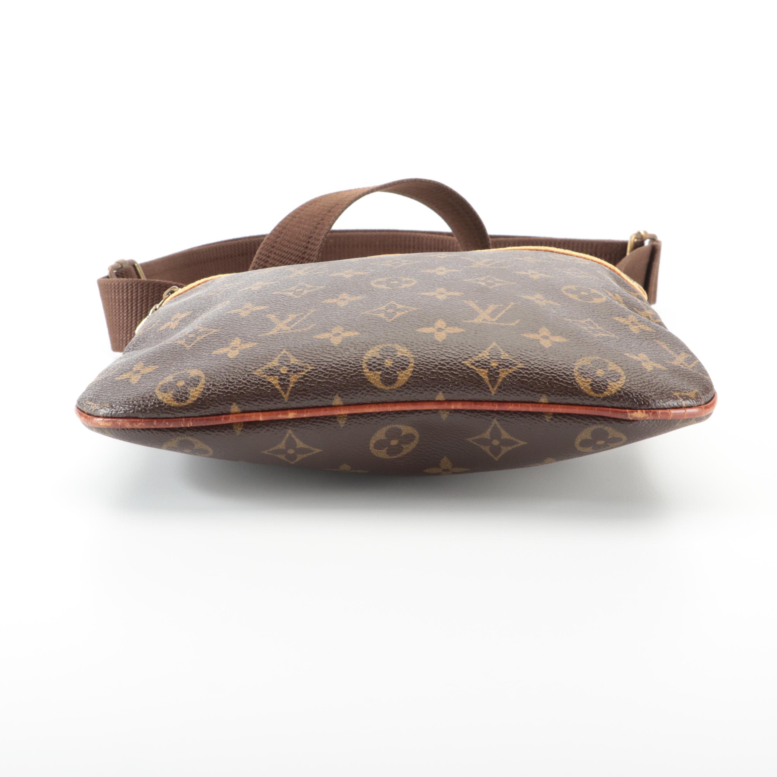 Louis Vuitton Pochette Bosphore Crossbody Bag in Monogram Canvas and Leather