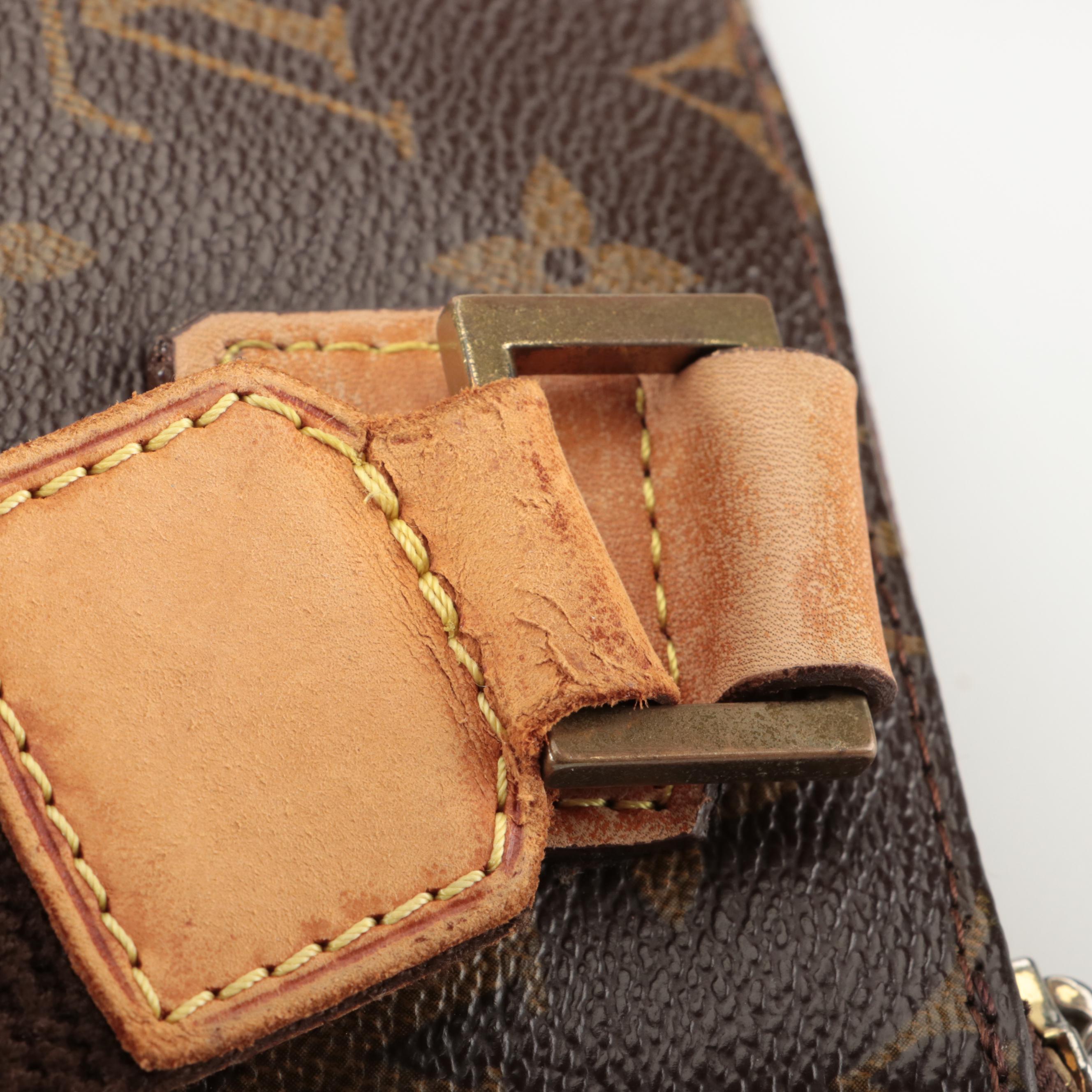 Louis Vuitton Pochette Bosphore Crossbody Bag in Monogram Canvas and Leather