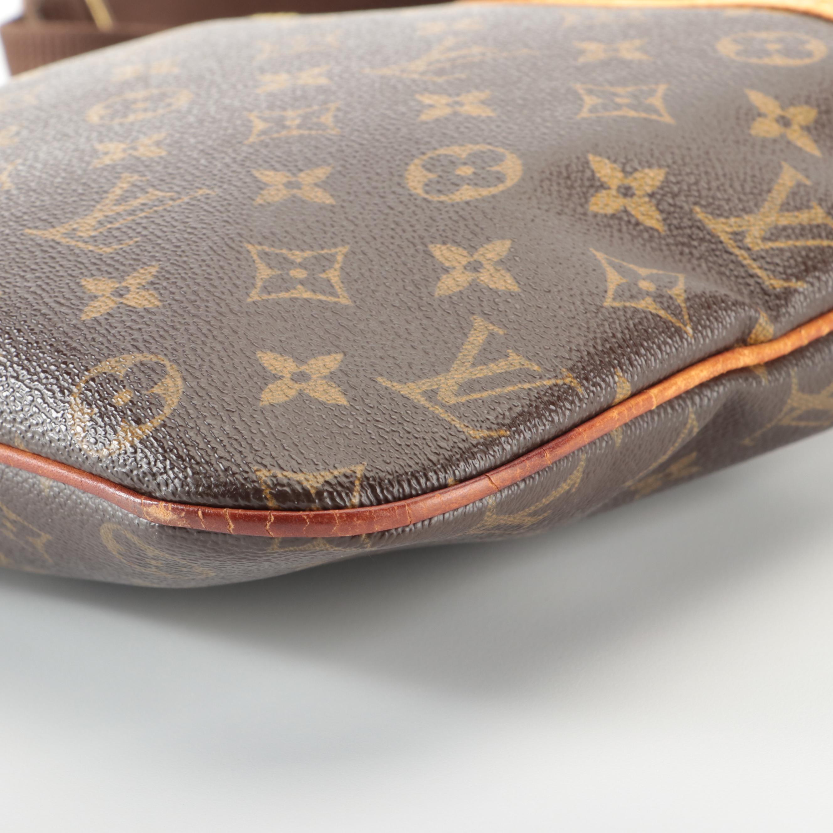 Louis Vuitton Pochette Bosphore Crossbody Bag in Monogram Canvas and Leather