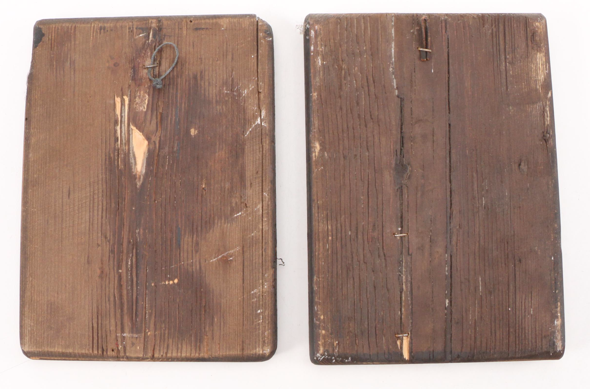 Italian San Damiano Cross with Greek Orthodox Icons of Jesus, Mary, and Saints