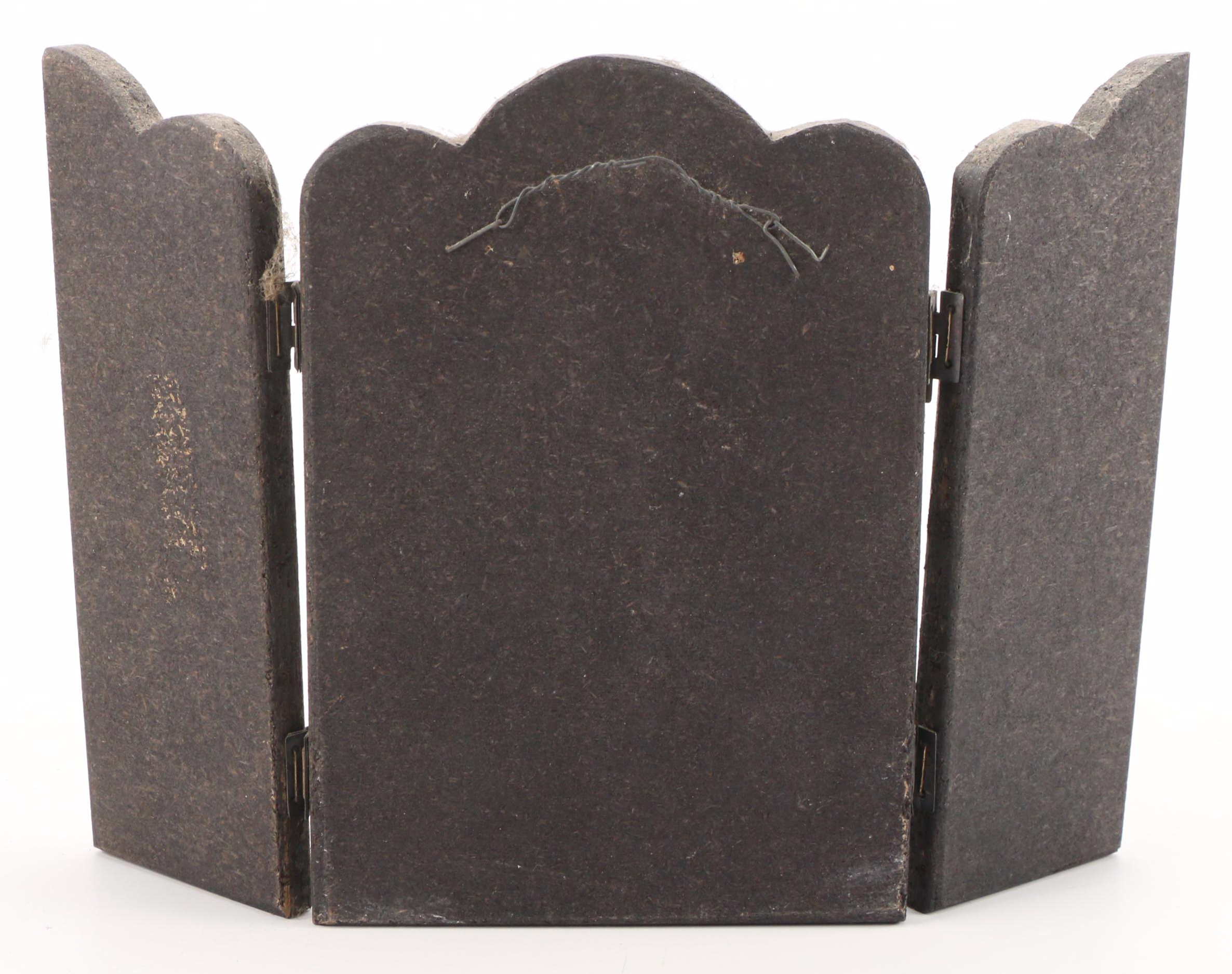 Italian San Damiano Cross with Greek Orthodox Icons of Jesus, Mary, and Saints