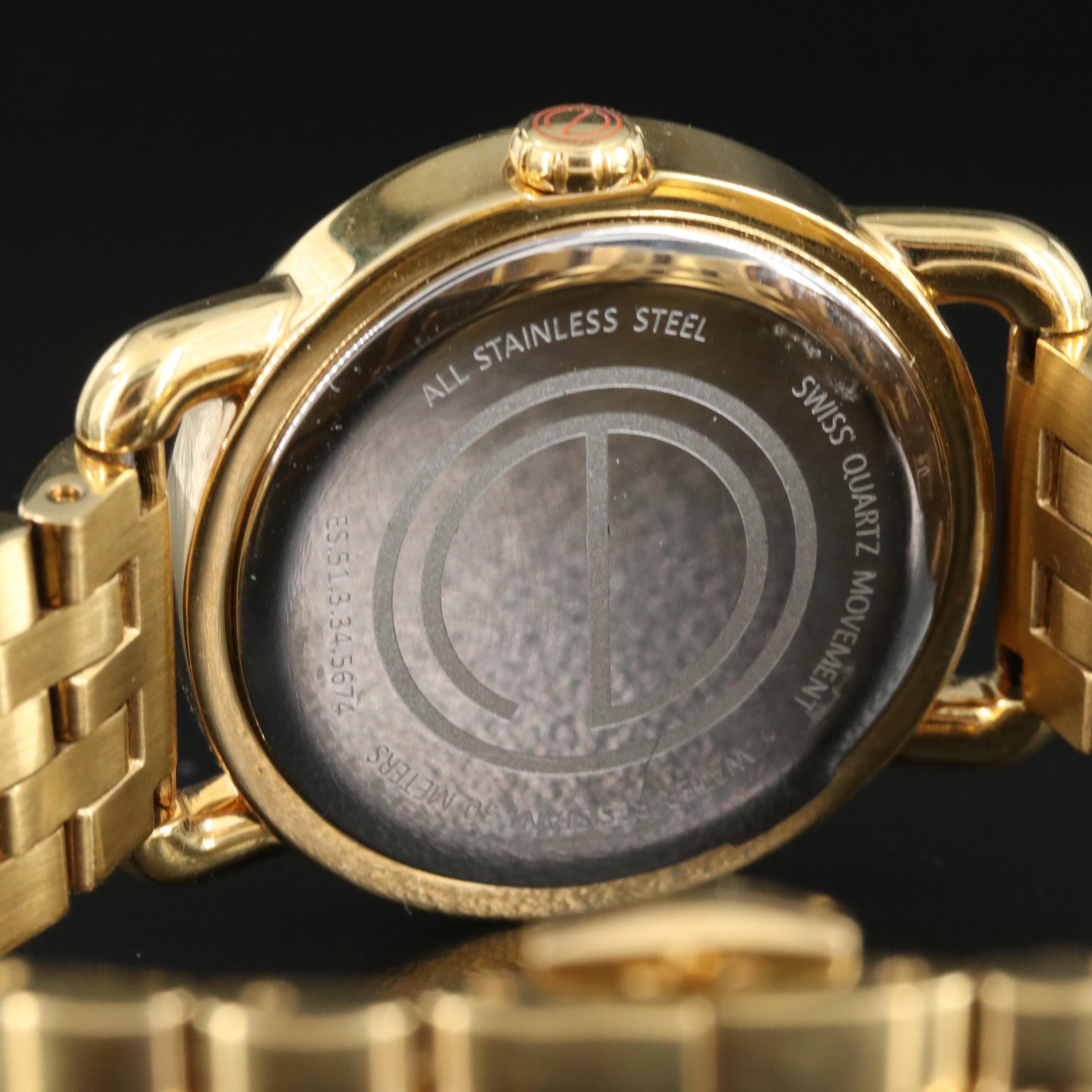 ESQ Movado Diamond Dial Watch