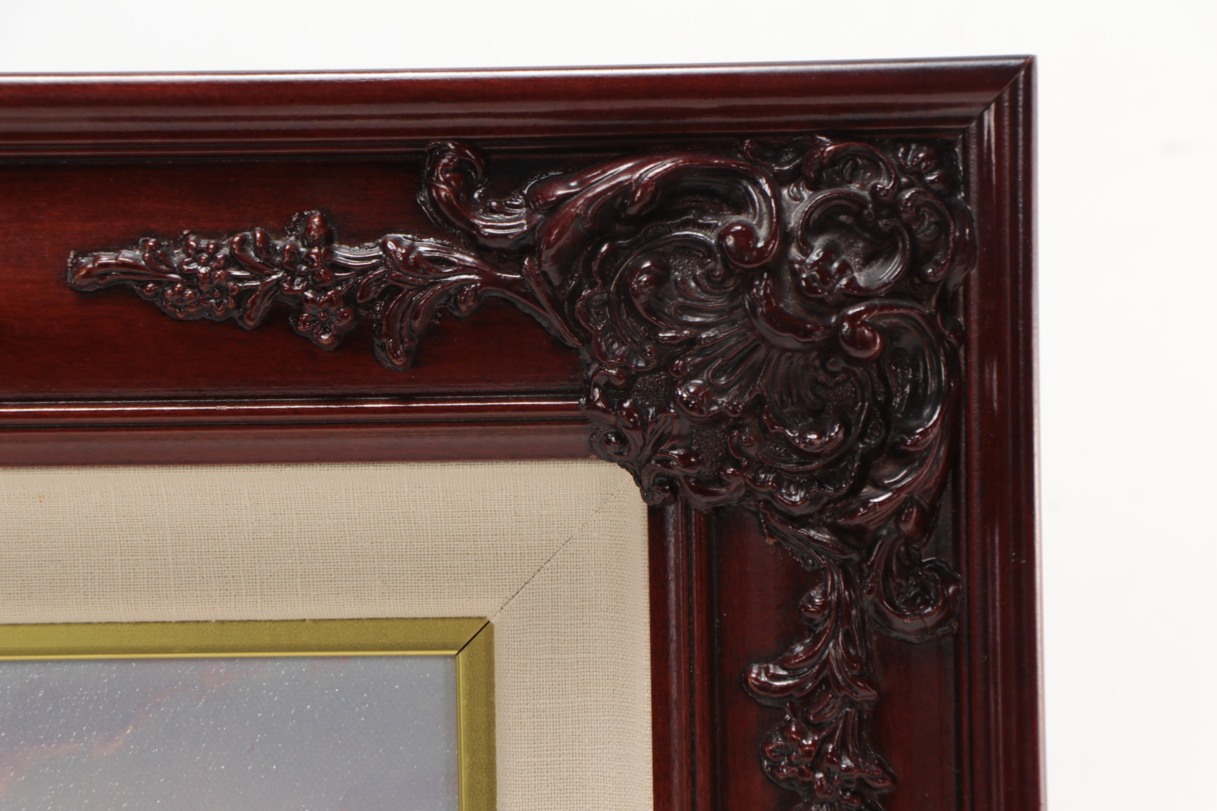 Thomas Kinkade Embellished Offset Lithograph "The Lights of Home," 1995