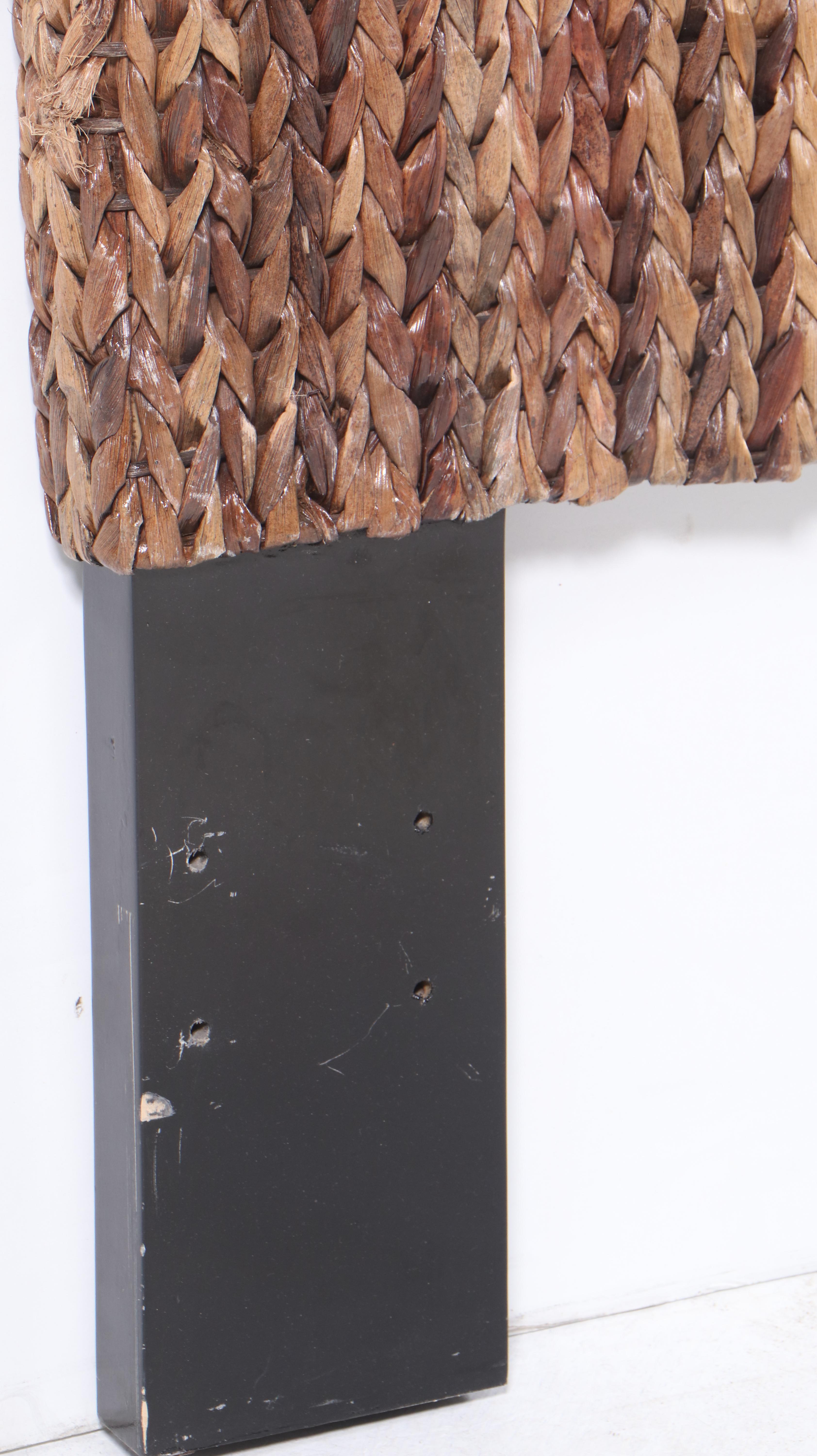 Woven Banana Leaf King Size Headboard