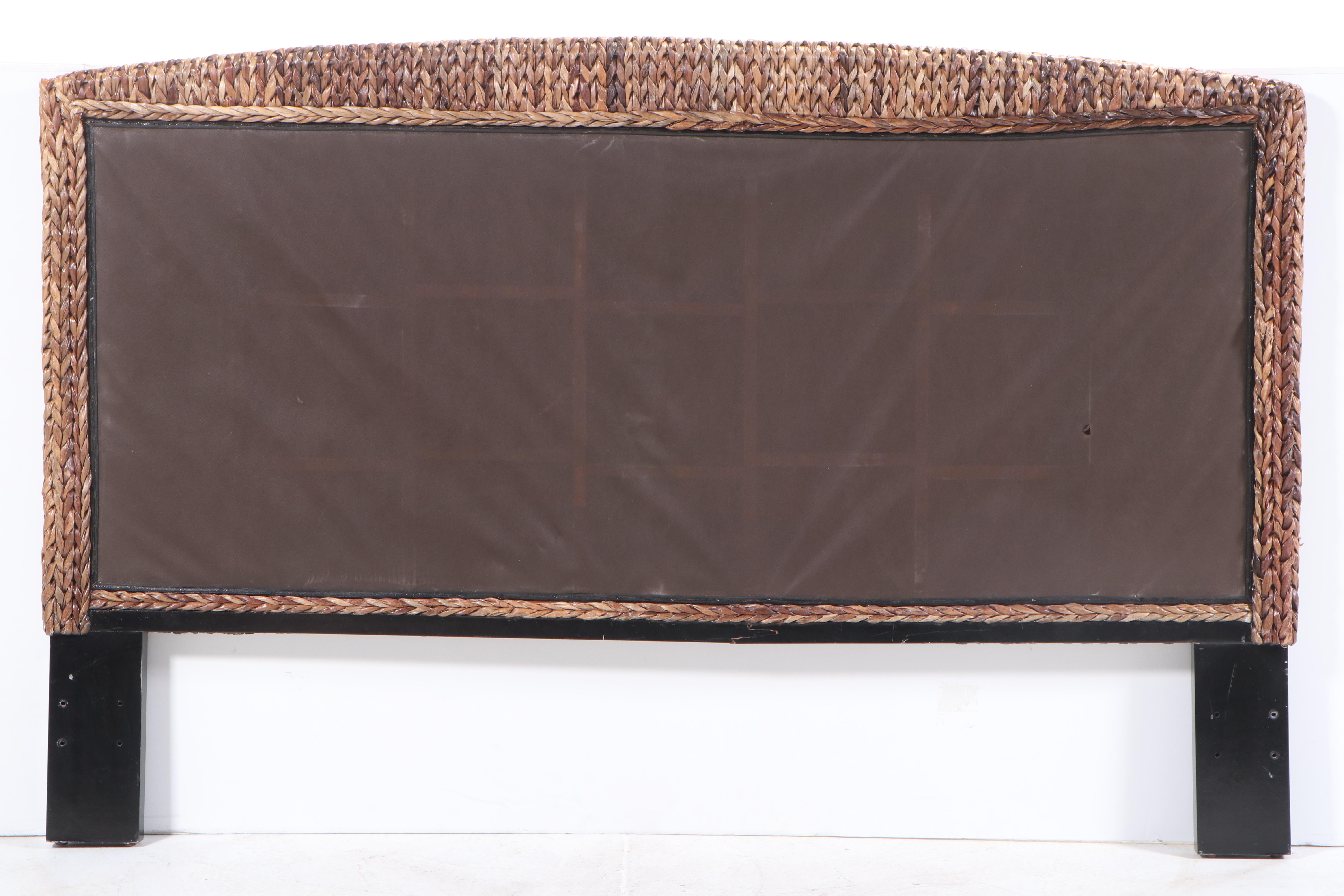 Woven Banana Leaf King Size Headboard