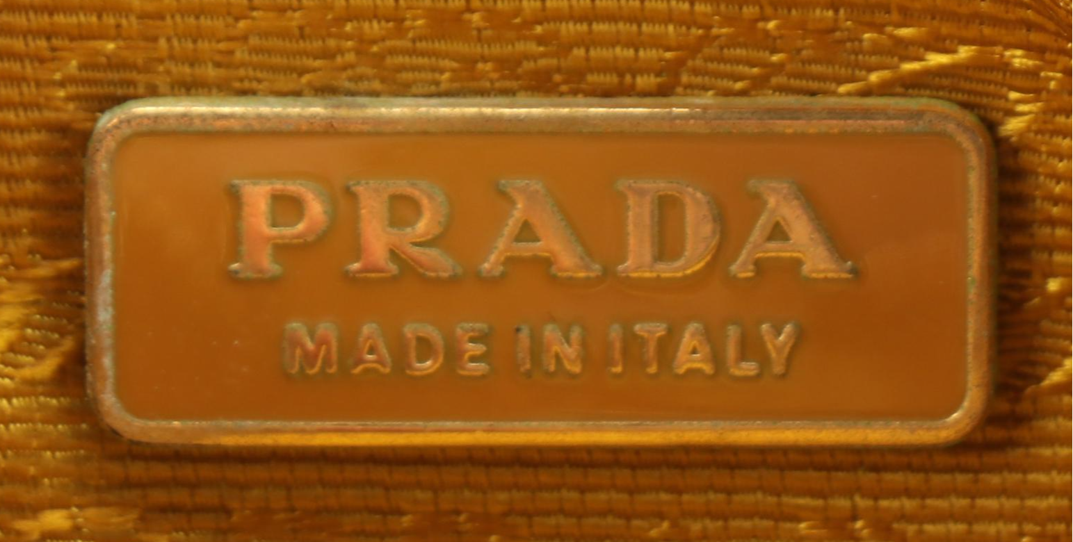 Prada Coin Purse in Soleil Ostrich Skin Leather