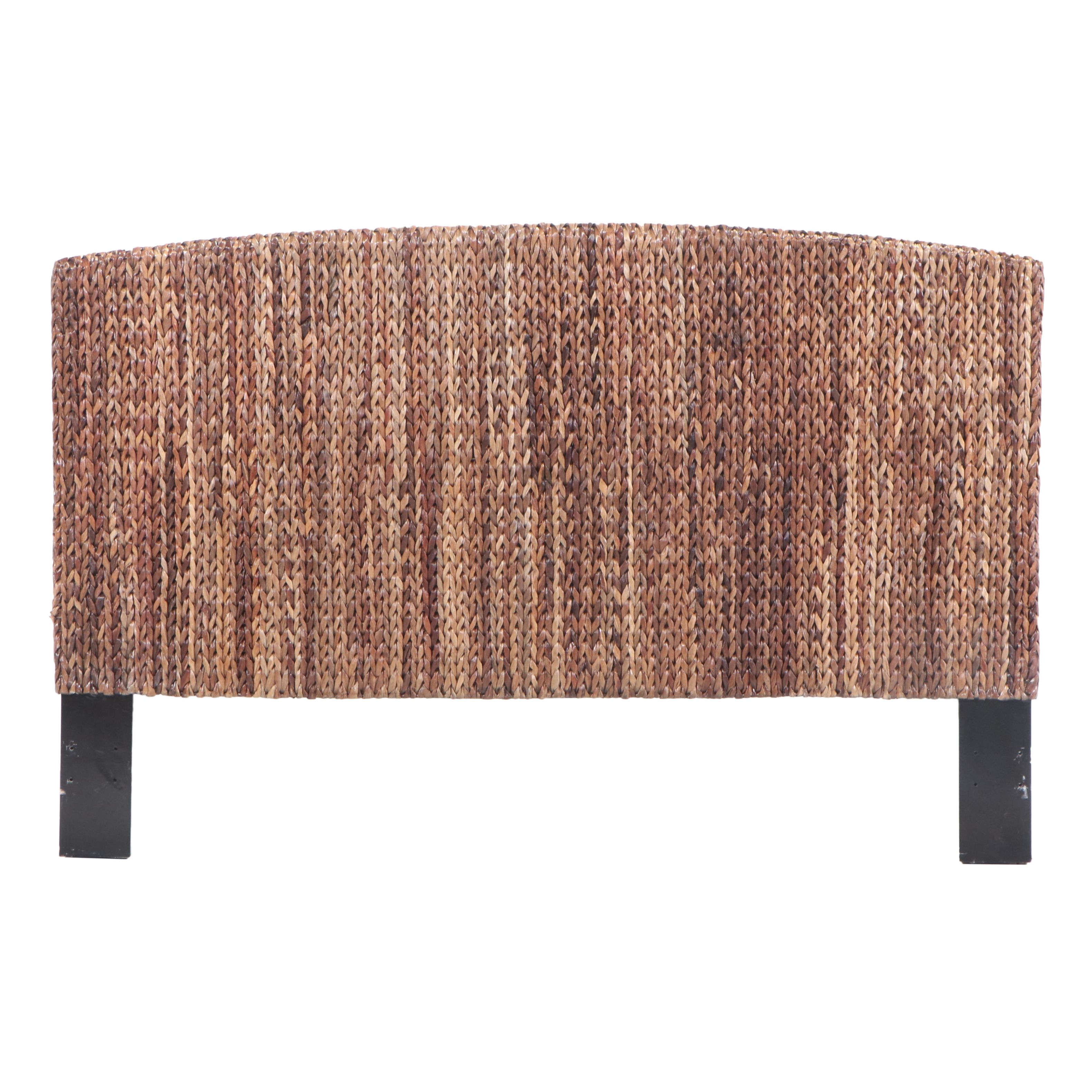 Woven Banana Leaf King Size Headboard