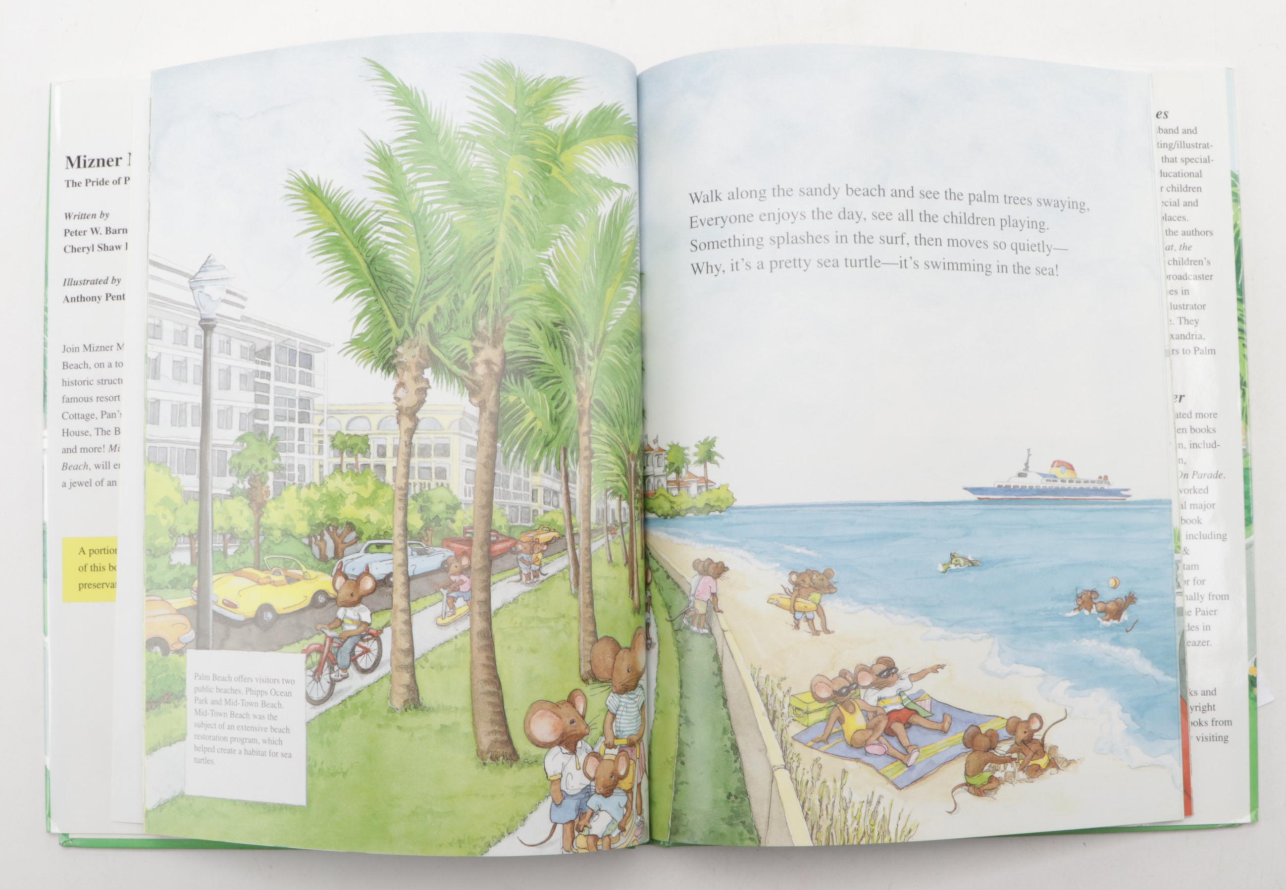 Signed First Edition "Mizner Mouse: The Pride of Palm Beach" by Peter Barnes