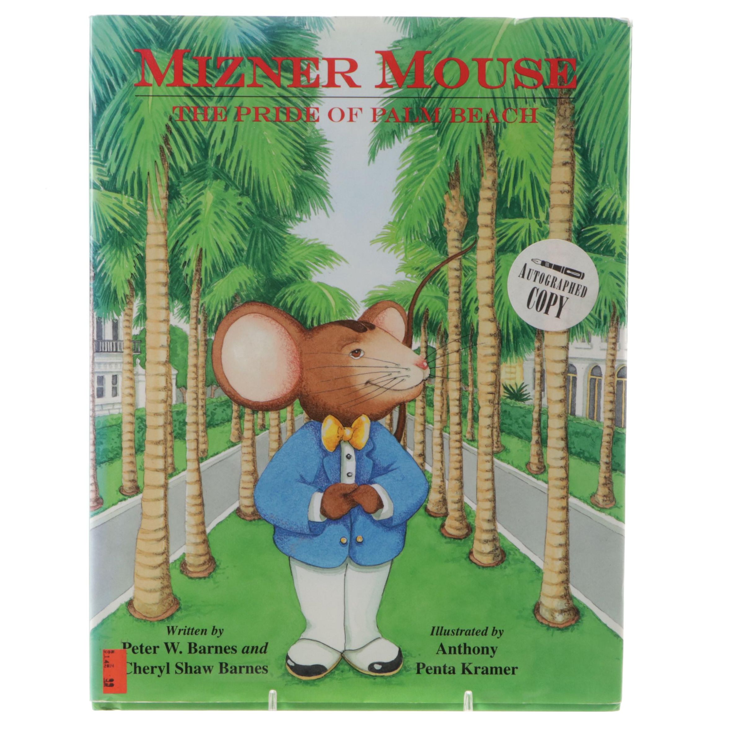 Signed First Edition "Mizner Mouse: The Pride of Palm Beach" by Peter Barnes