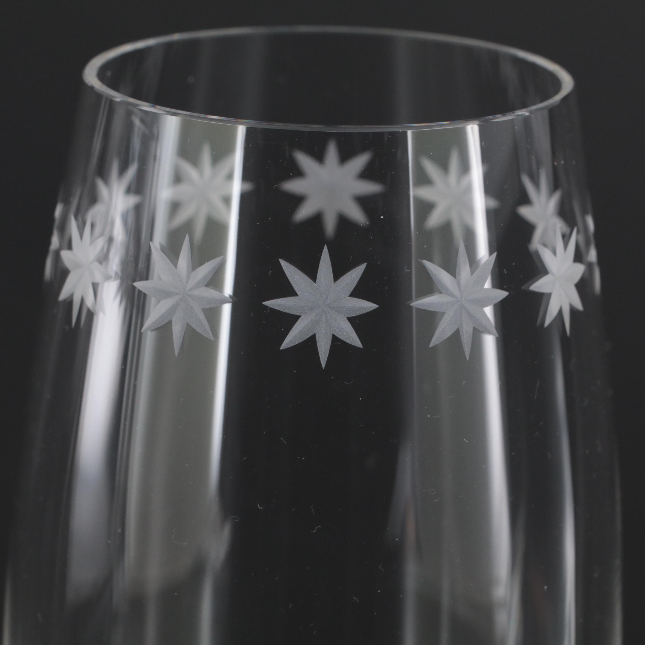 Pair of Tiffany & Co. Cut Crystal Iced Tea Glasses