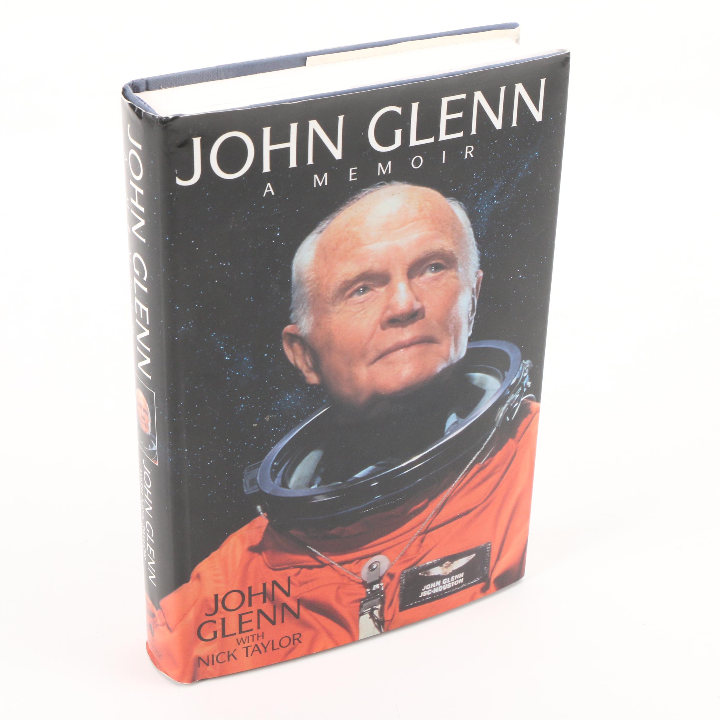 Signed First Edition "John Glenn: A Memoir" by John Glenn and Nick Taylor