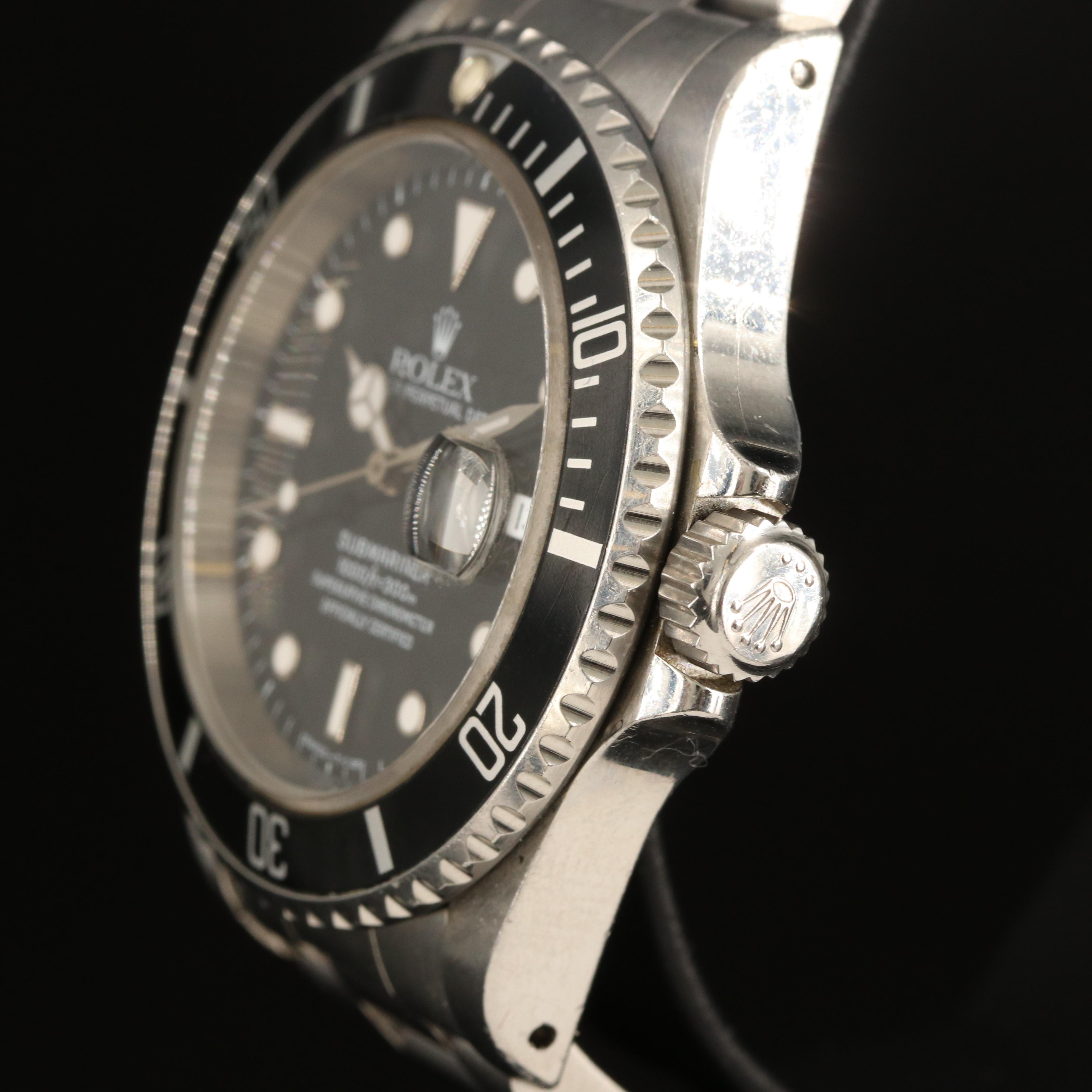 1996 Rolex Oyster Perpetual Date Submariner Watch
