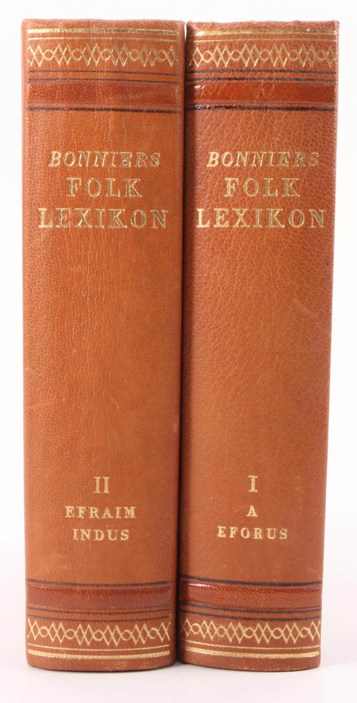 Partial Set Swedish Language "Bonniers Folklexikon", 1951