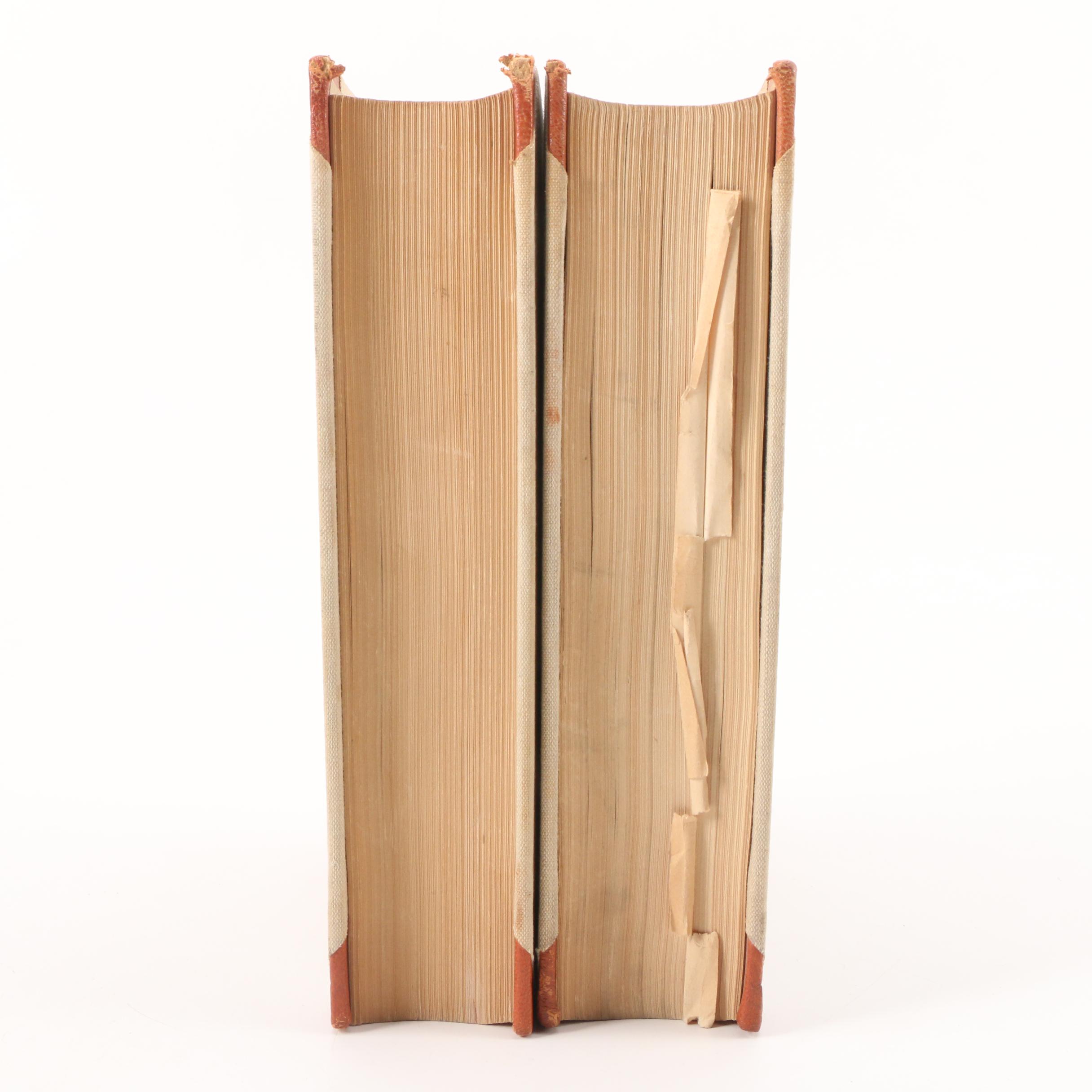 Partial Set Swedish Language "Bonniers Folklexikon", 1951