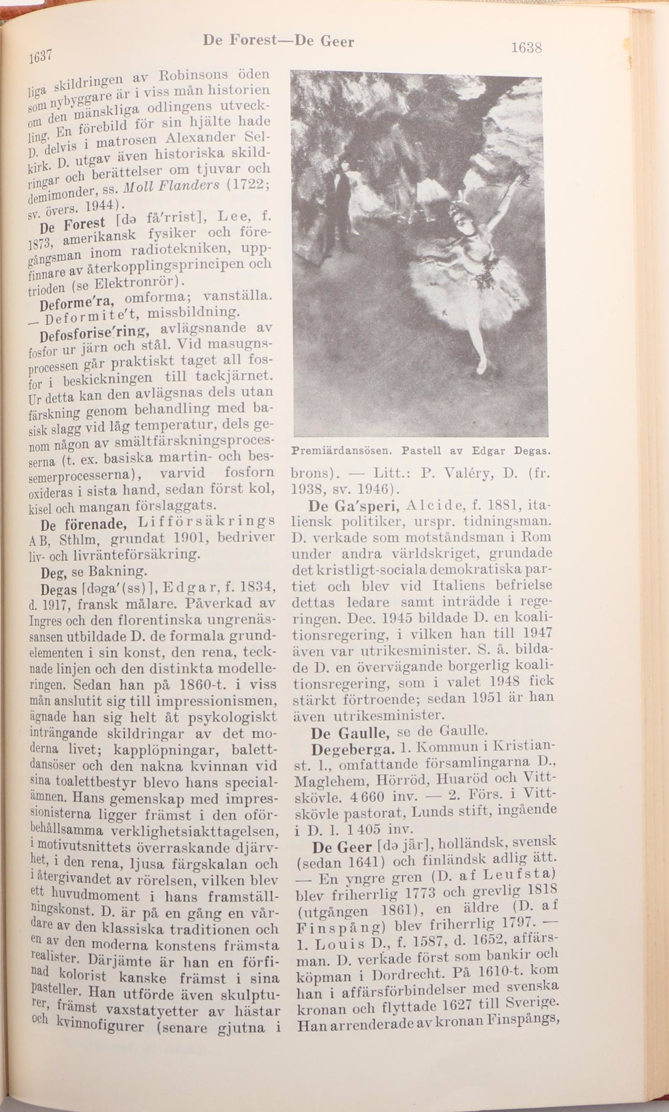 Partial Set Swedish Language "Bonniers Folklexikon", 1951