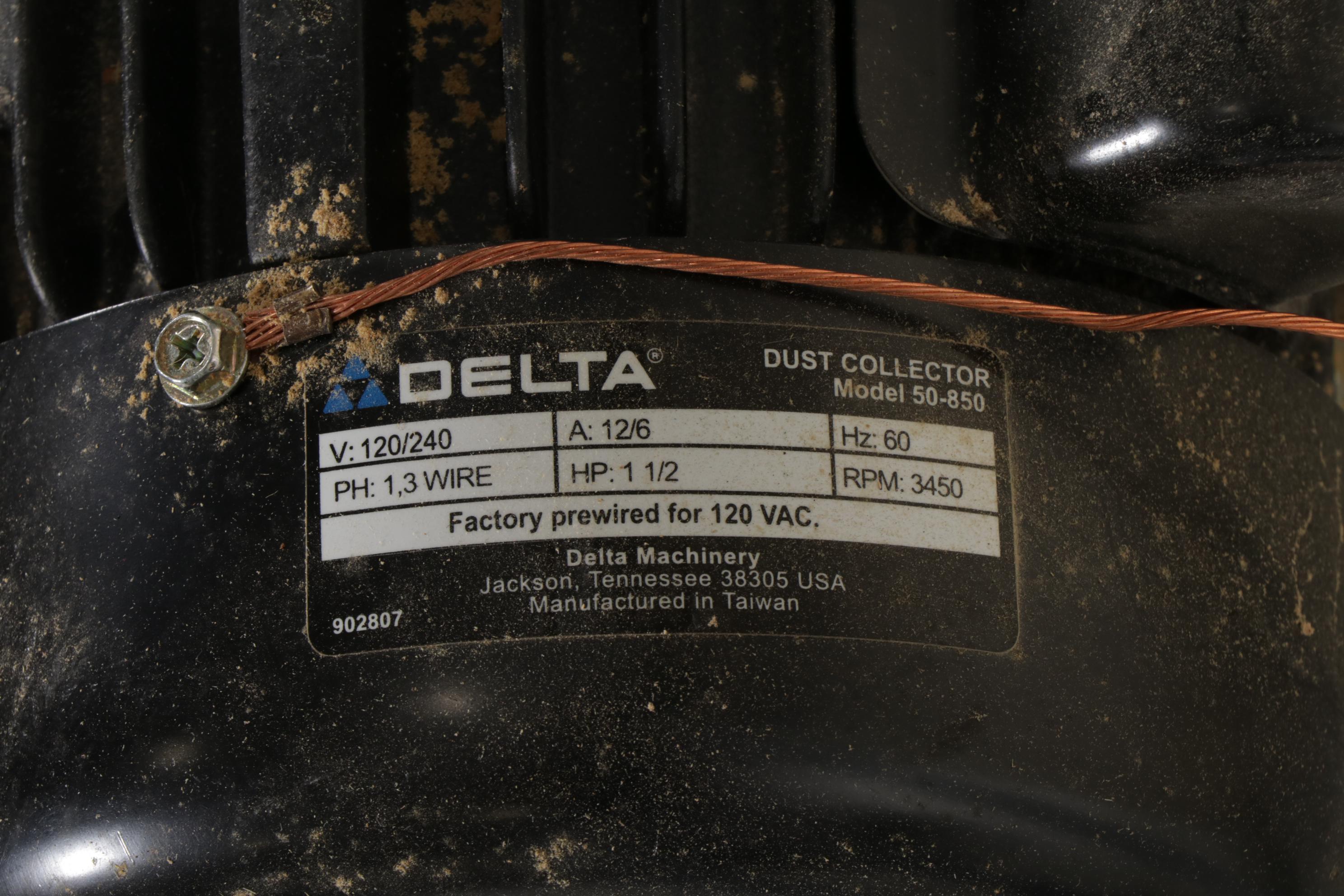 Delta Model 50-850 Dust Collector, 21st Century
