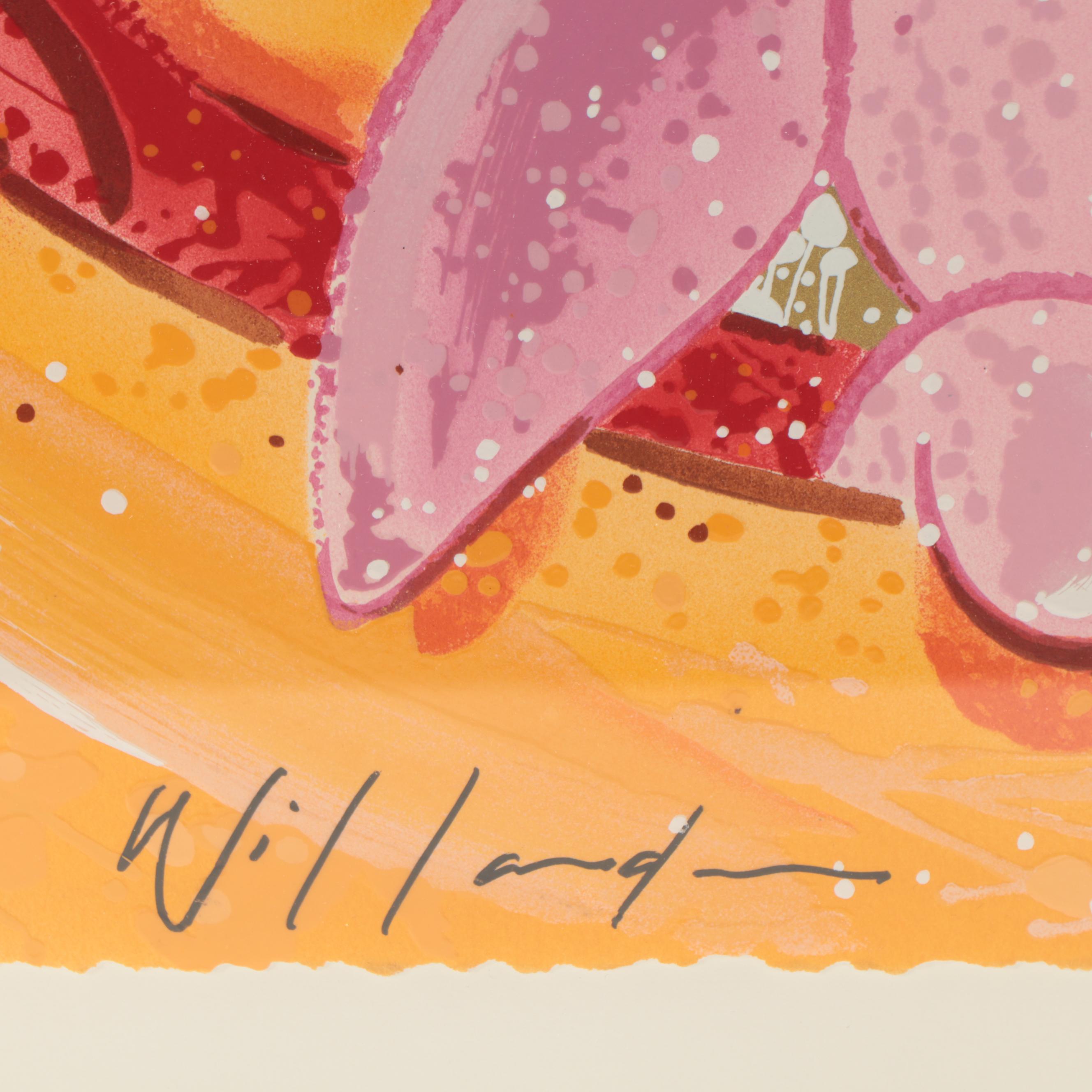 David Willardson Serigraph "Very Important Piglet"