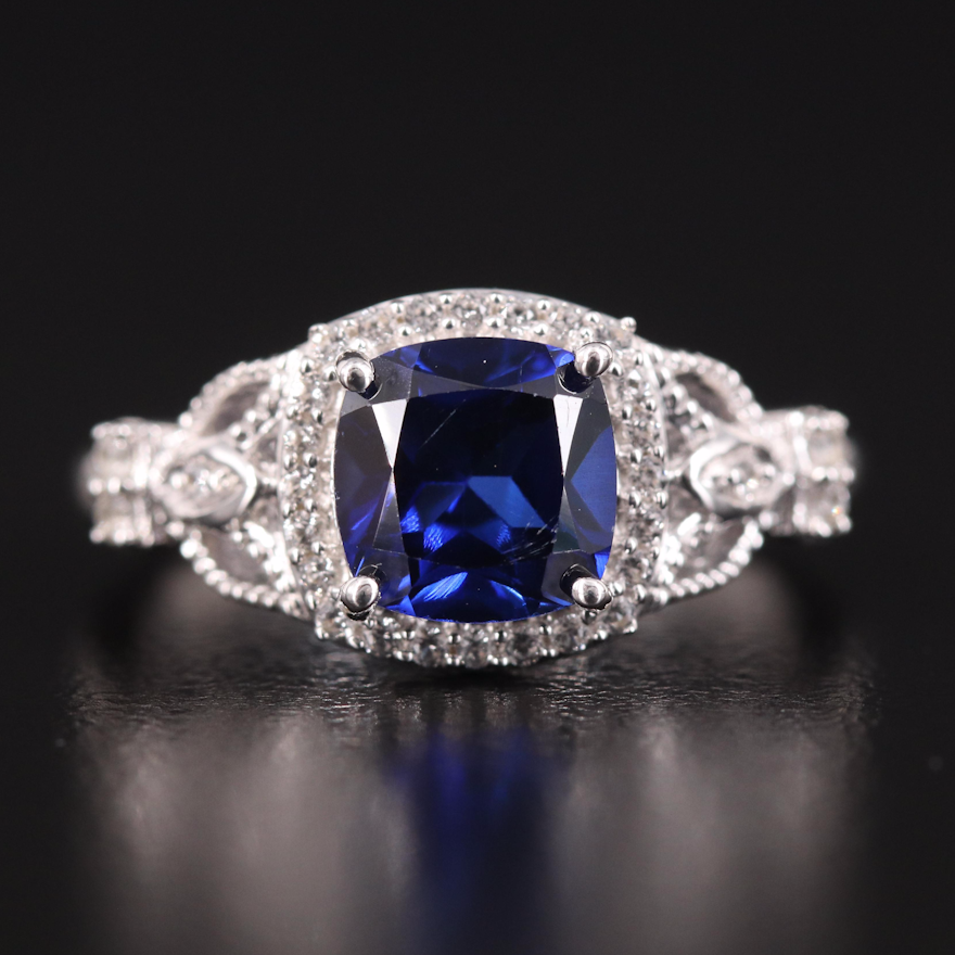 Sterling Sapphire Ring